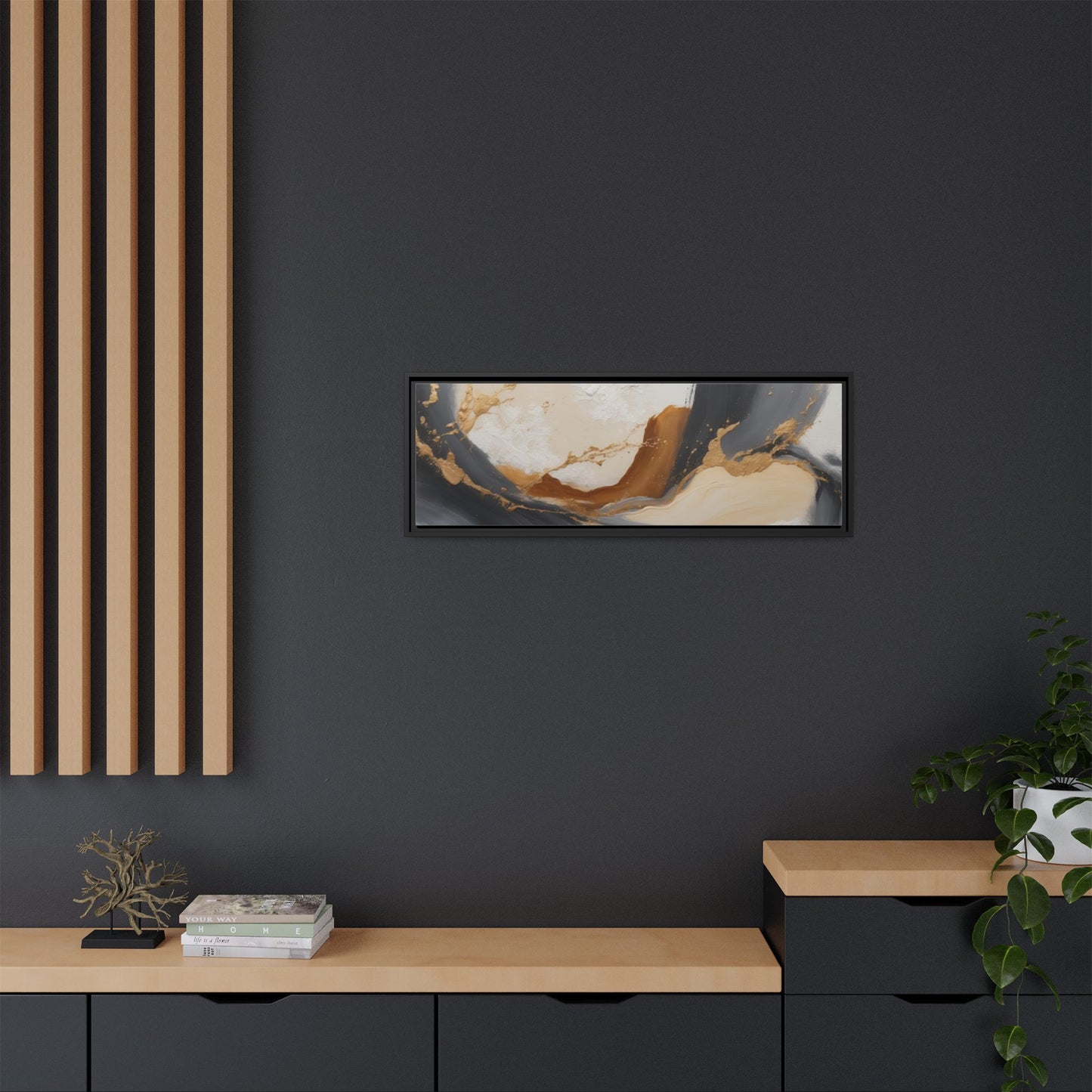 Matte Canvas, Framed (Multi-color)
