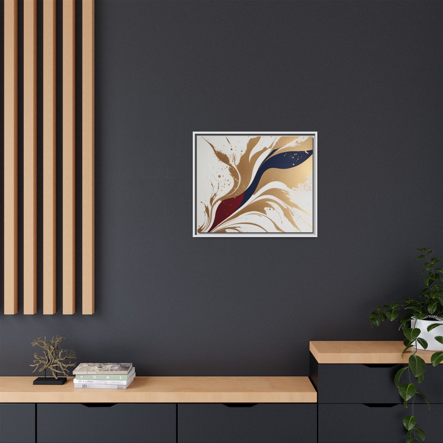 Matte Canvas, Framed (Multi-color)