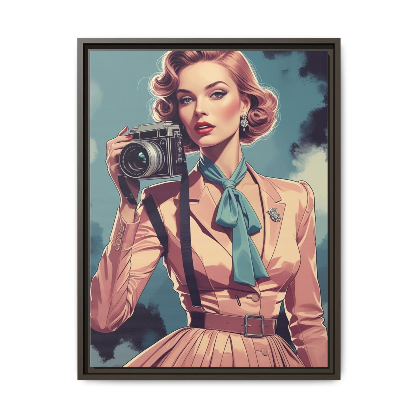 Matte Canvas, Framed (Multi-color)
