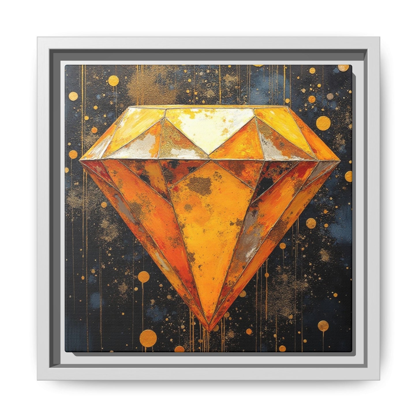 Matte Canvas, Framed (Multi-color)
