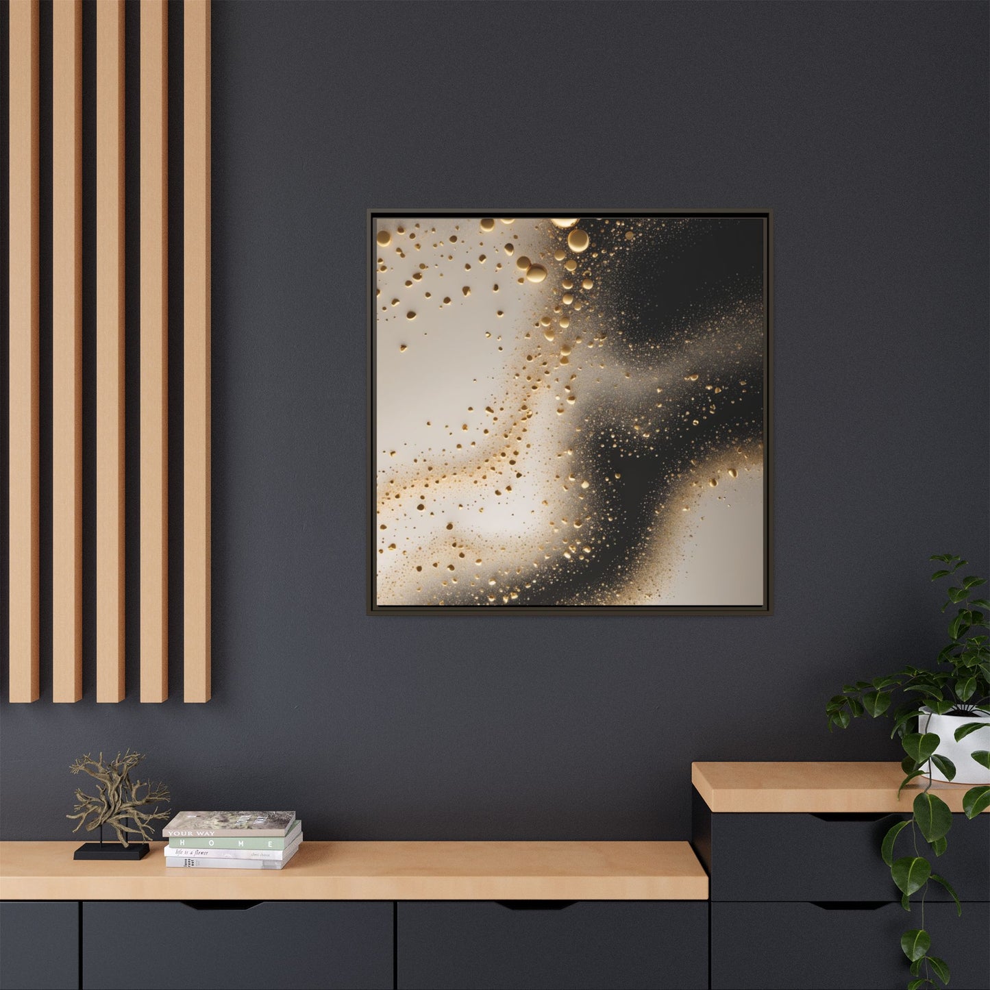 Matte Canvas, Framed (Multi-color)
