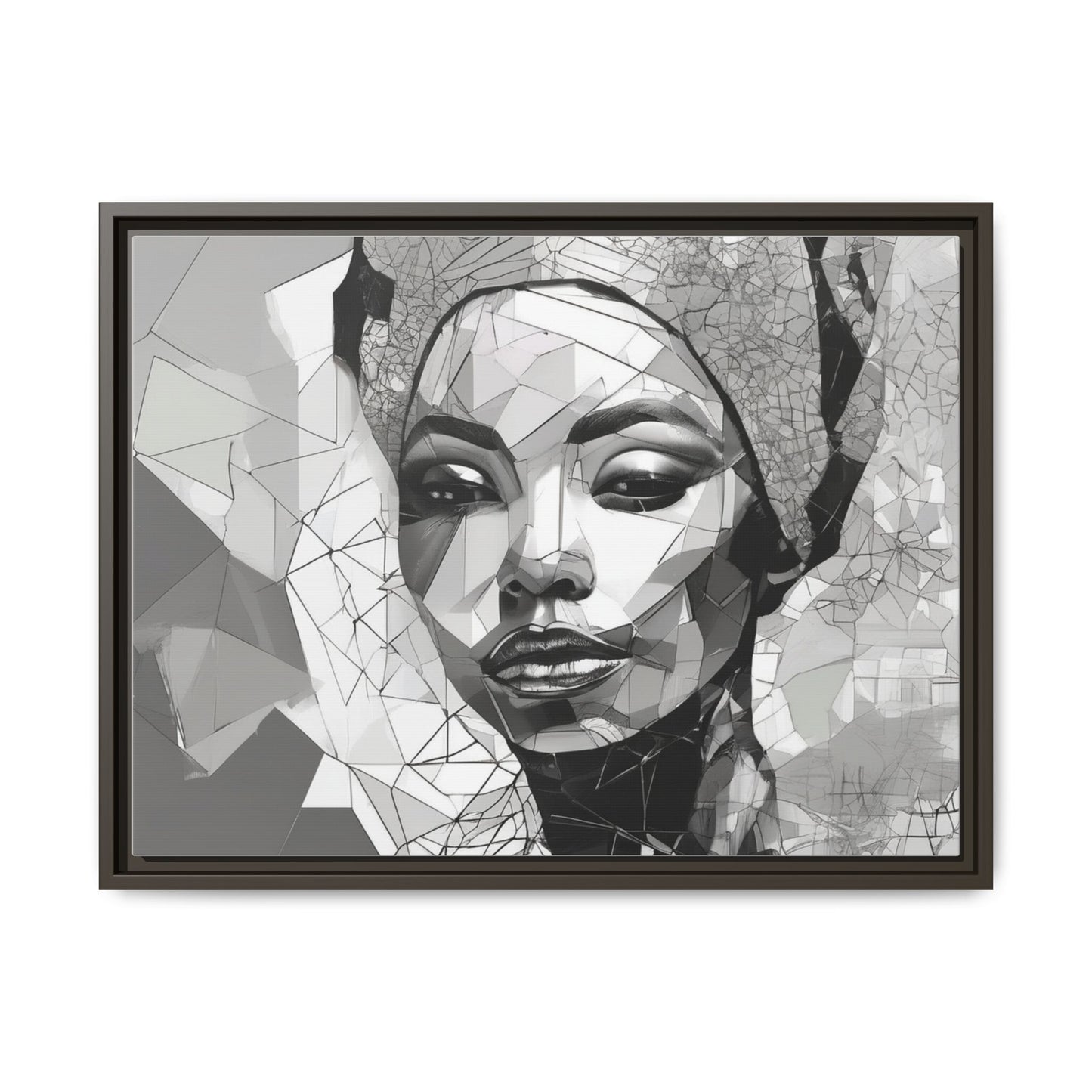 Fractured Grace: Portrait in Prism