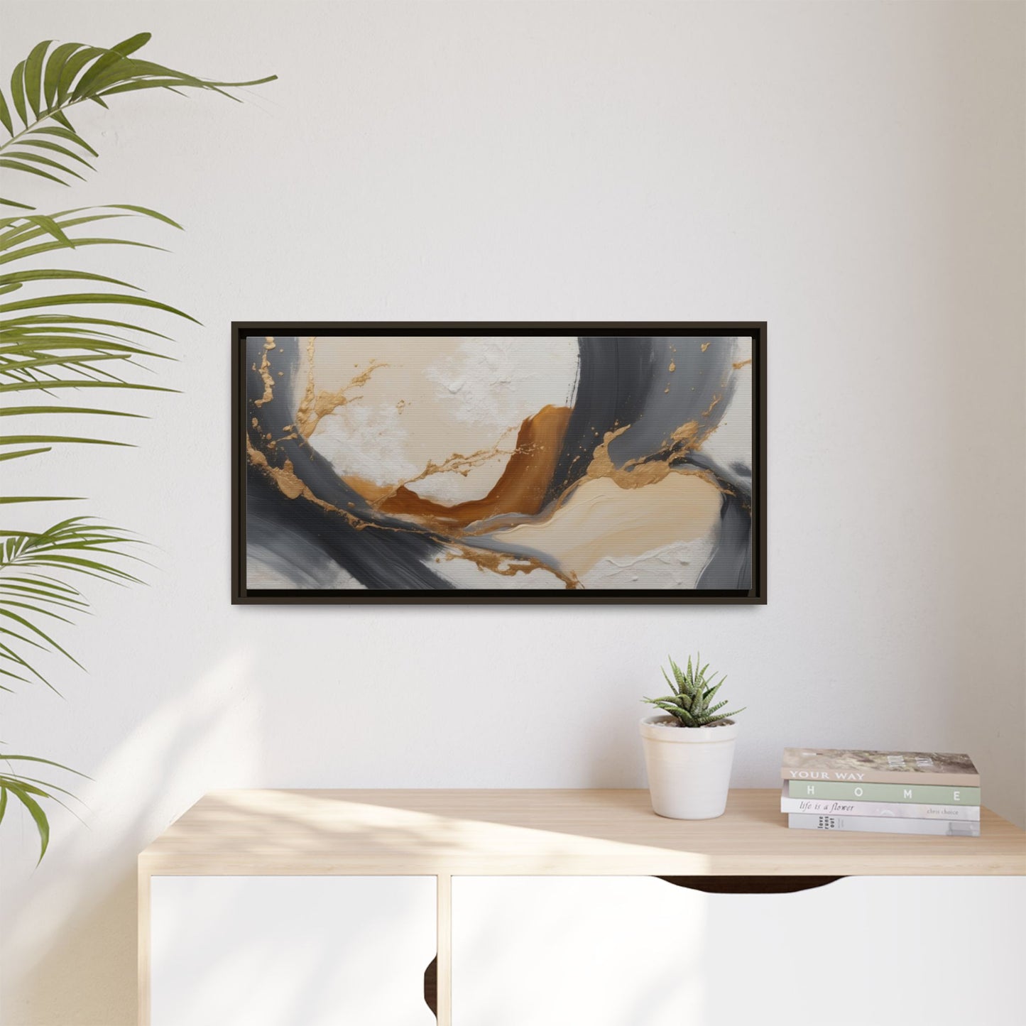 Matte Canvas, Framed (Multi-color)