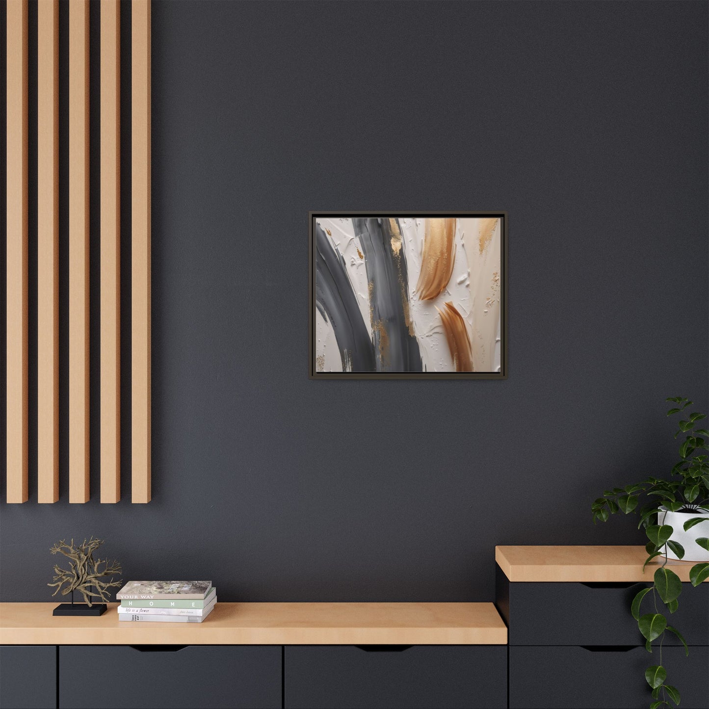 Matte Canvas, Framed (Multi-color)