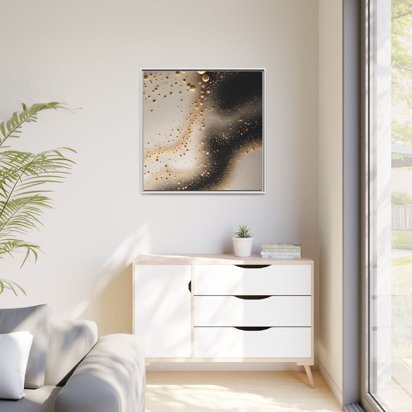 Matte Canvas, Framed (Multi-color)