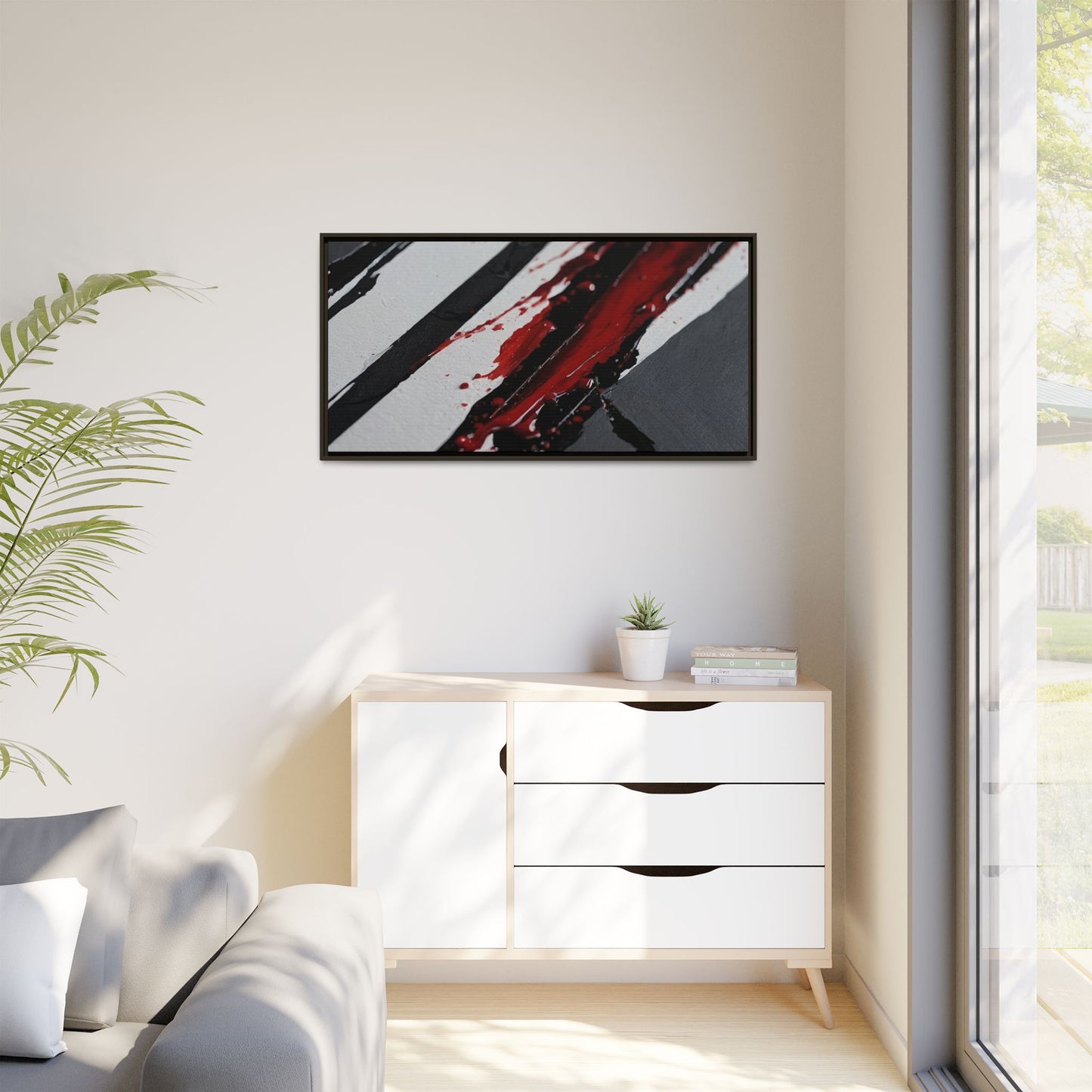 Matte Canvas, Framed (Multi-color)