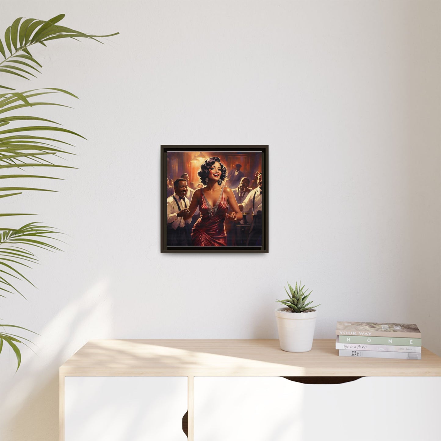 Matte Canvas, Framed (Multi-color)