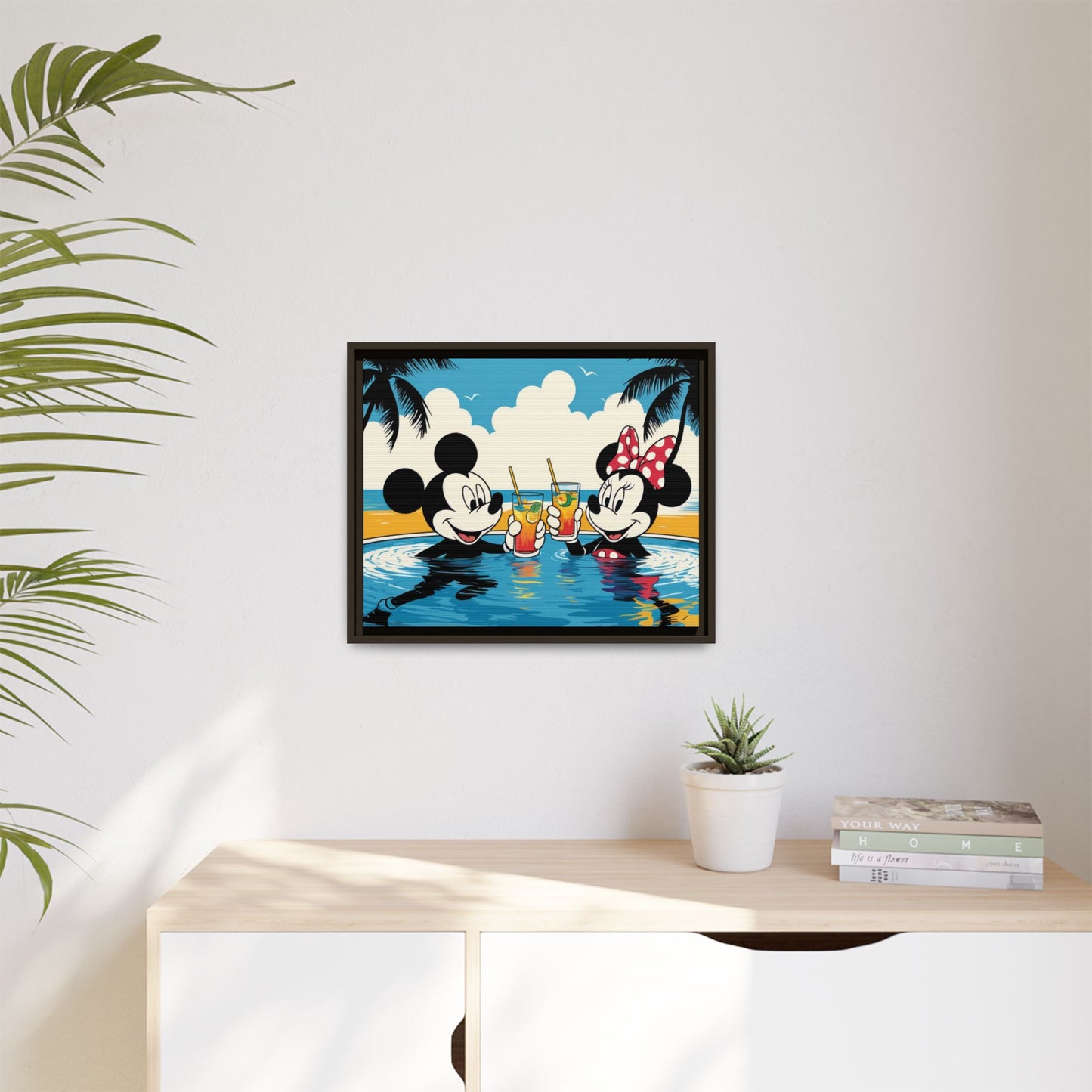 Matte Canvas, Framed (Multi-color)