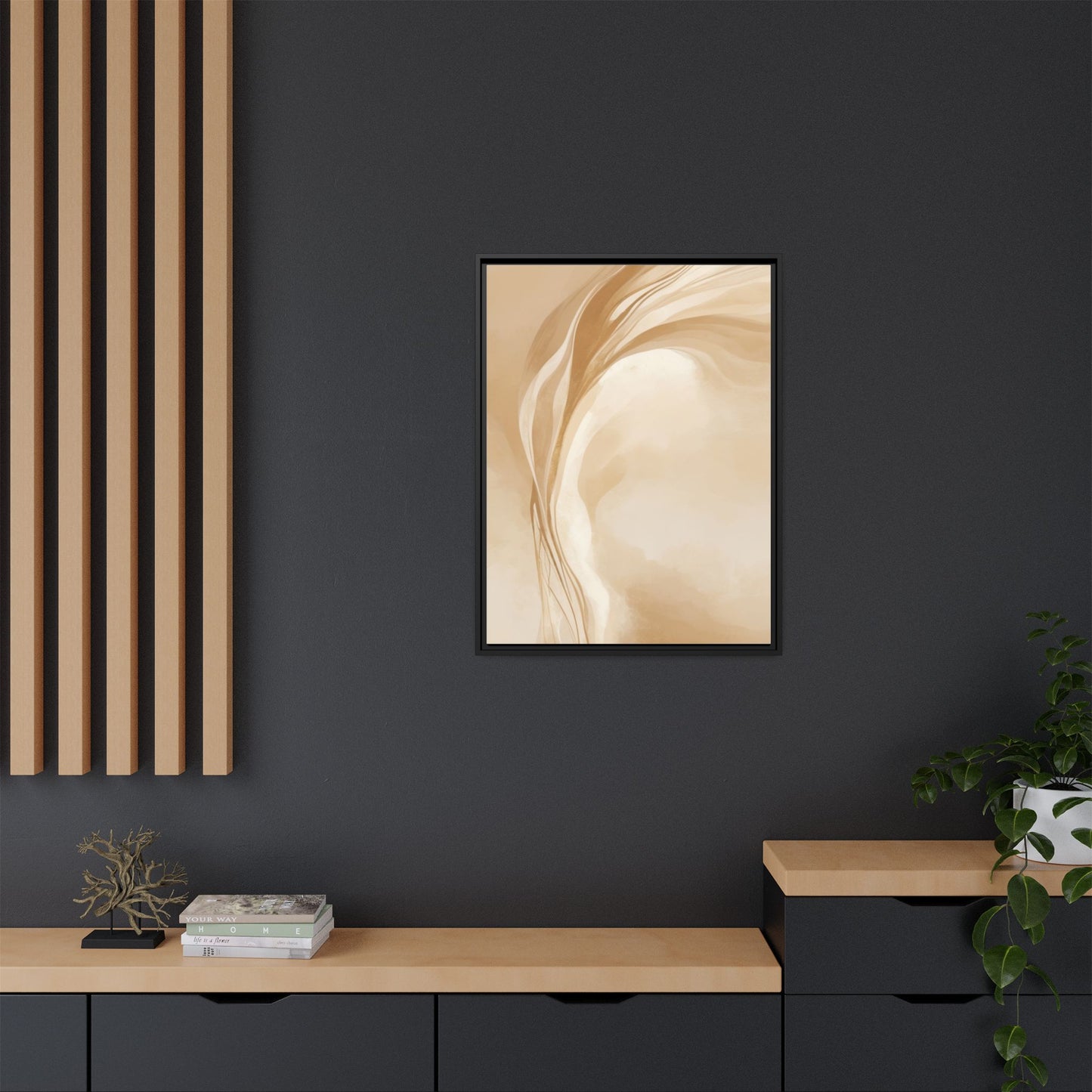 Matte Canvas, Framed (Multi-color)