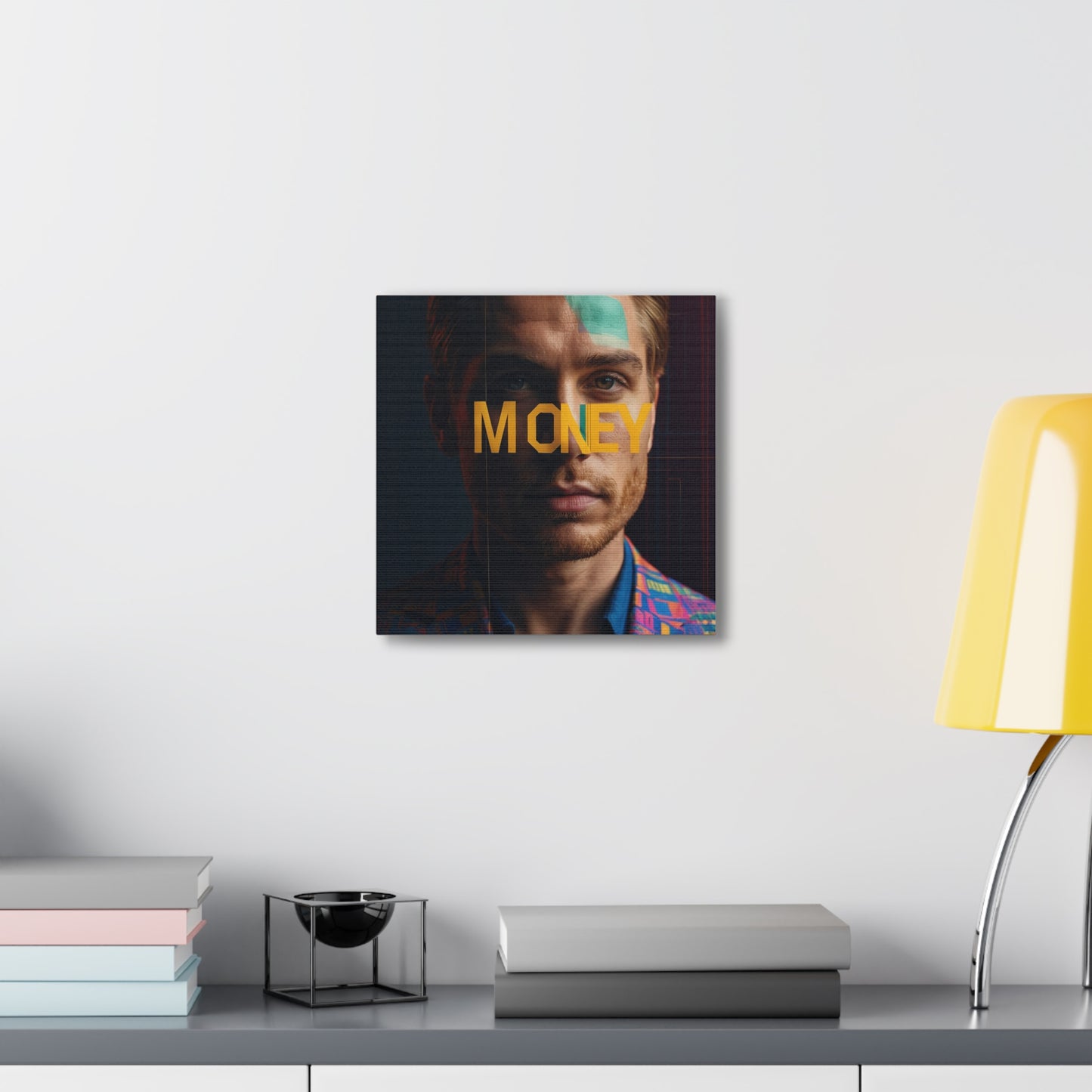 Inspirational Canvas Gallery Wrap - 'MONEY' Wall Art for Modern Spaces