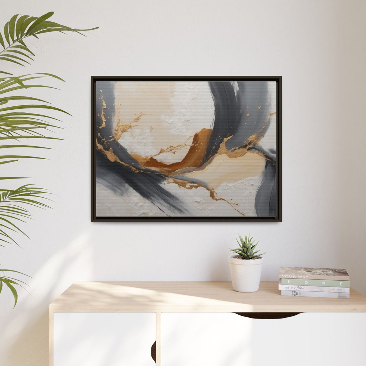 Matte Canvas, Framed (Multi-color)