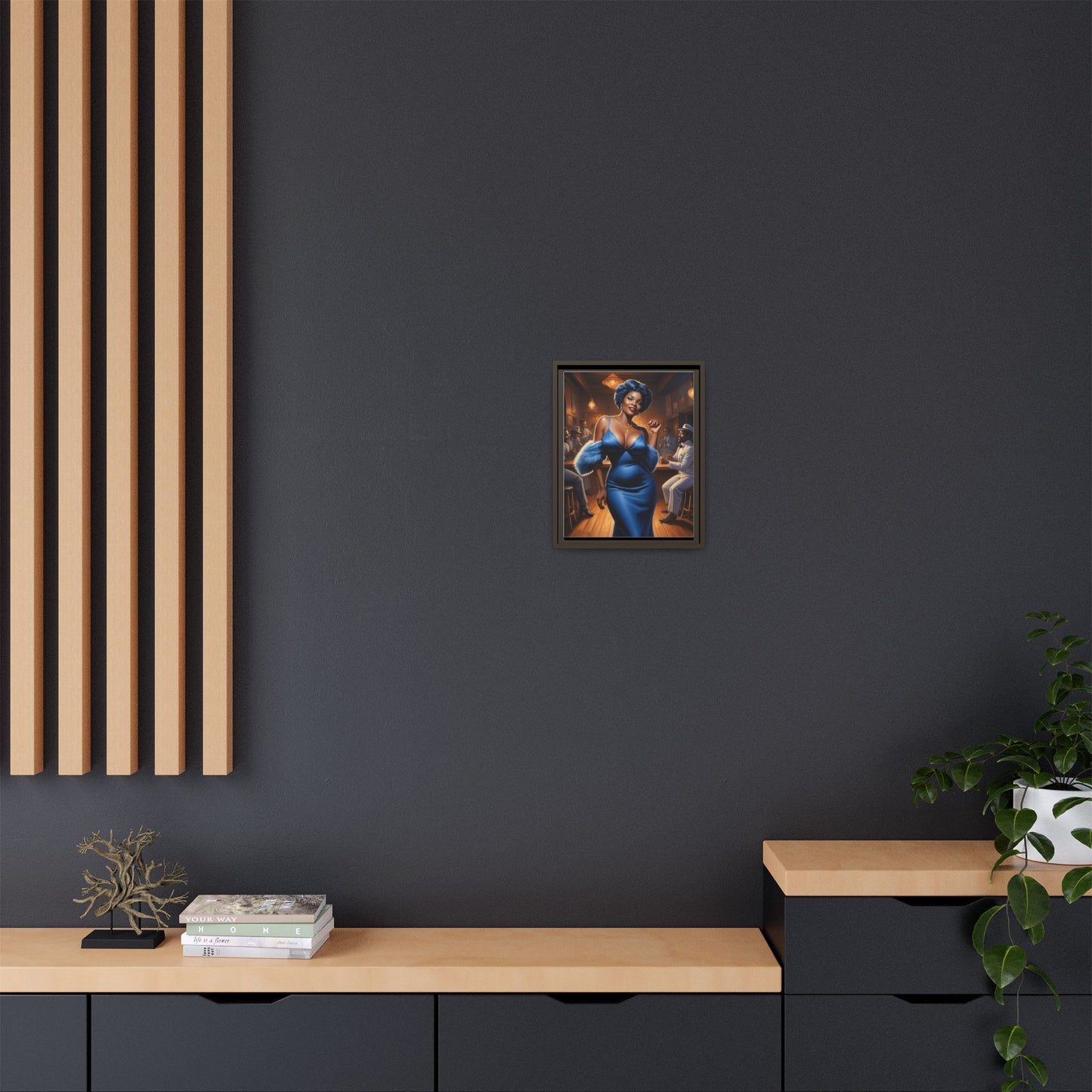Matte Canvas, Framed (Multi-color)
