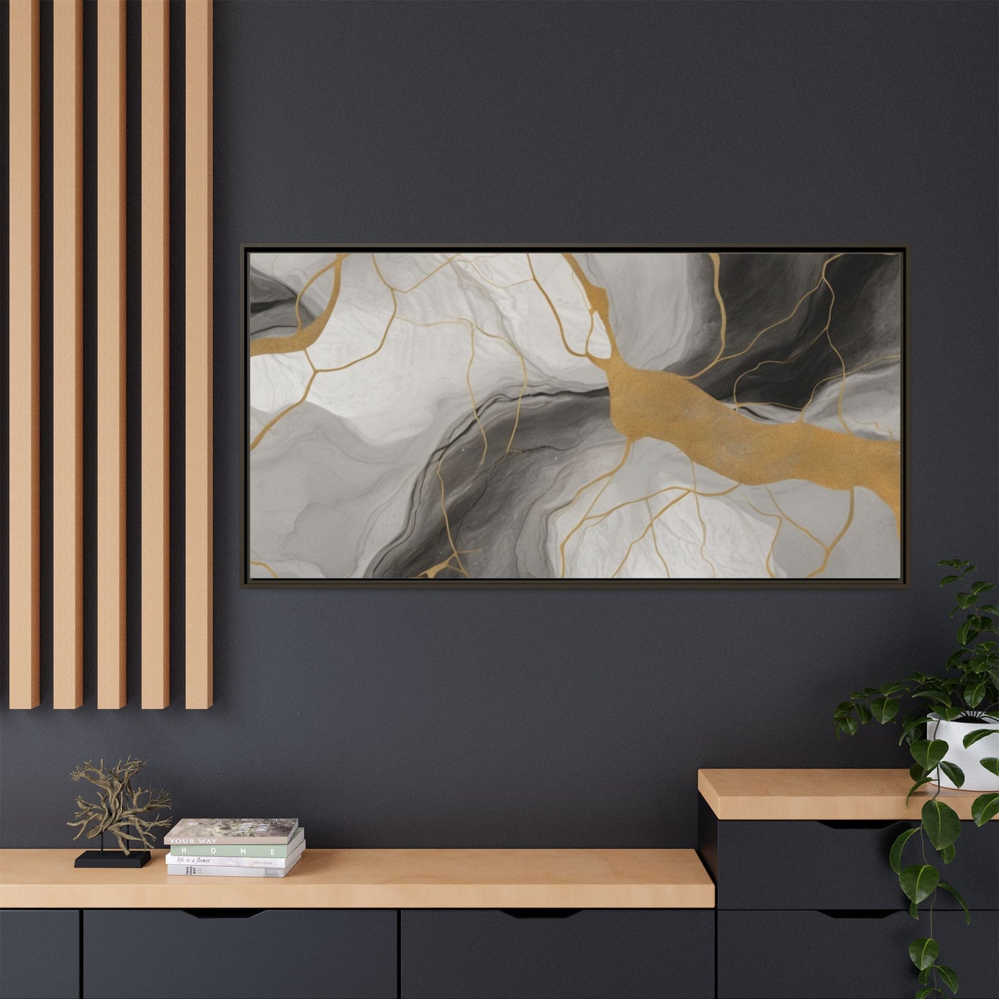 Matte Canvas, Framed (Multi-color)