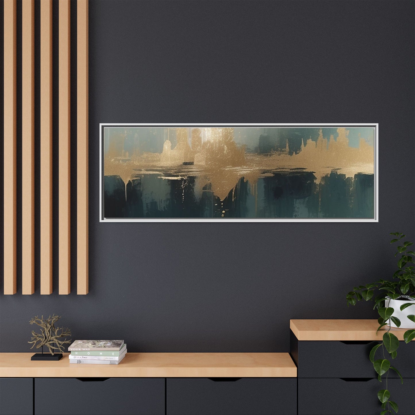 Matte Canvas, Framed (Multi-color)