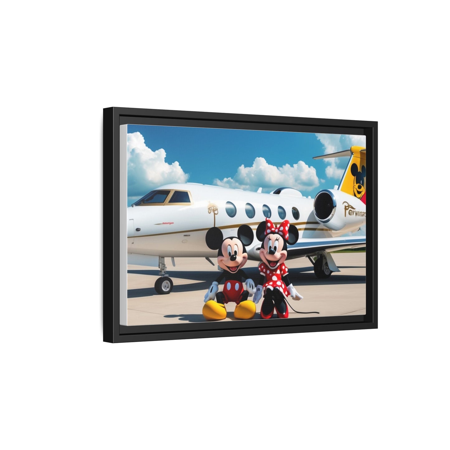 Mickey & Minnie Jetsetter Canvas Art