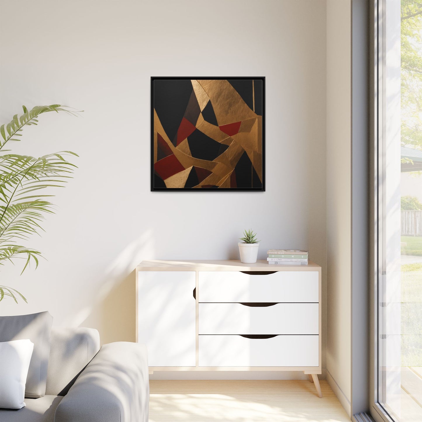 Matte Canvas, Framed (Multi-color)