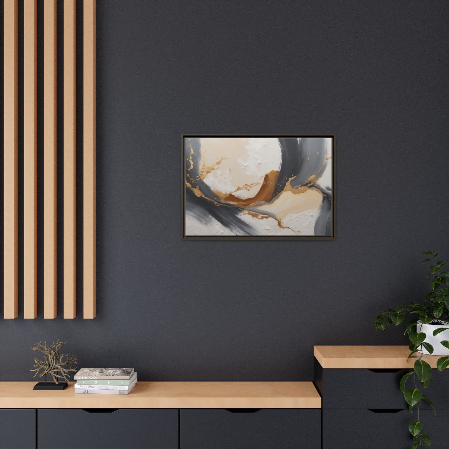 Matte Canvas, Framed (Multi-color)