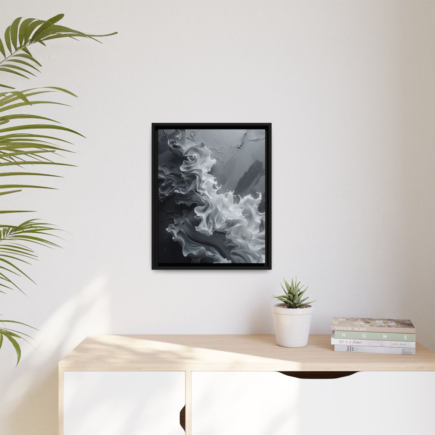 Matte Canvas, Framed (Multi-color)