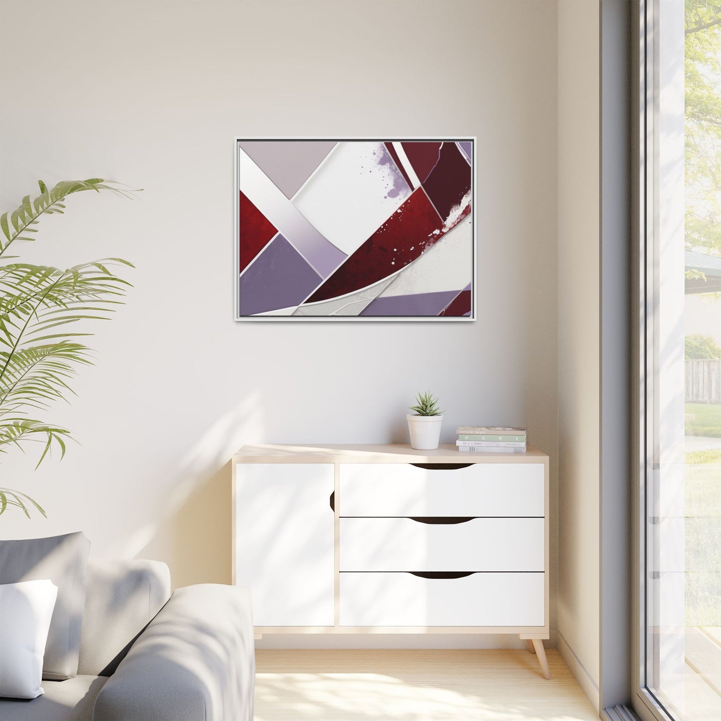 Matte Canvas, Framed (Multi-color)