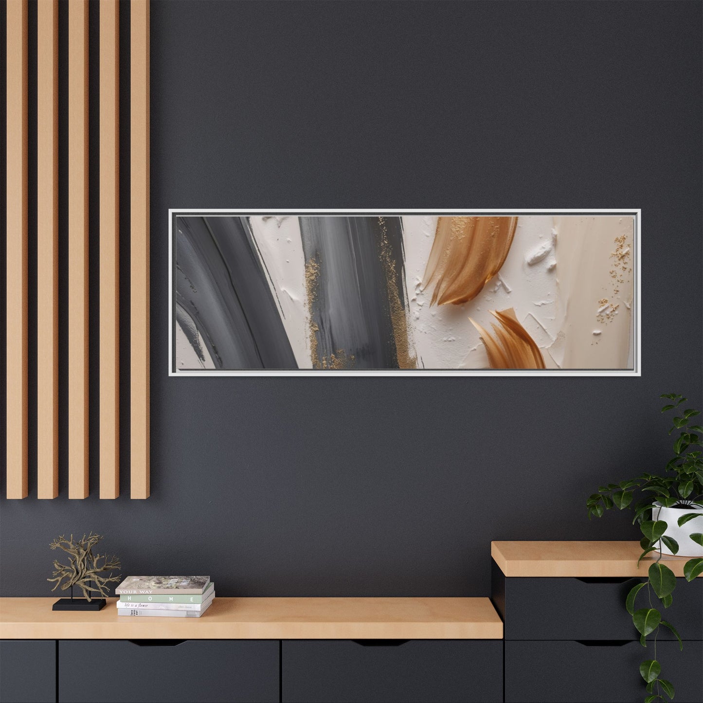 Matte Canvas, Framed (Multi-color)