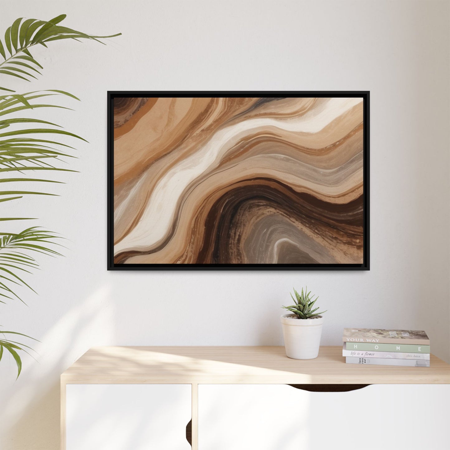 Matte Canvas, Framed (Multi-color)