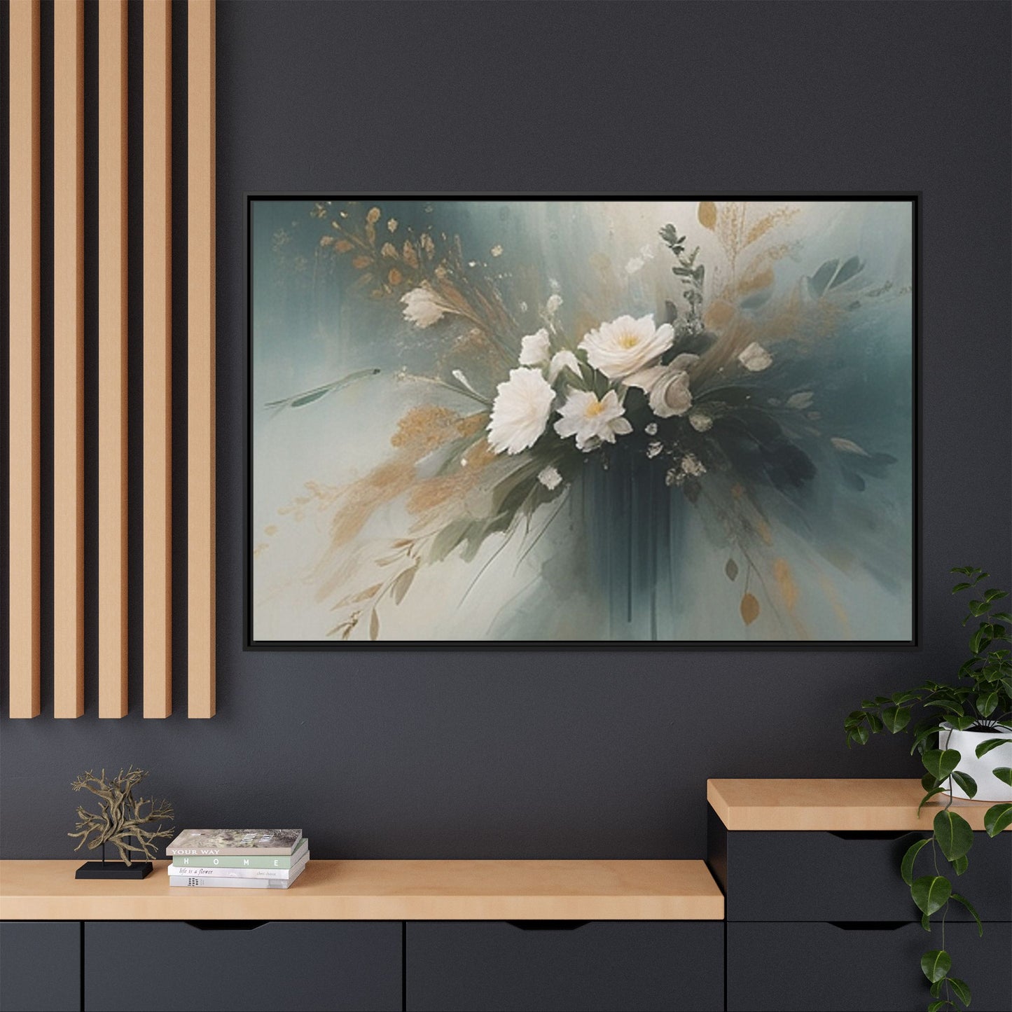 Matte Canvas, Framed (Multi-color)