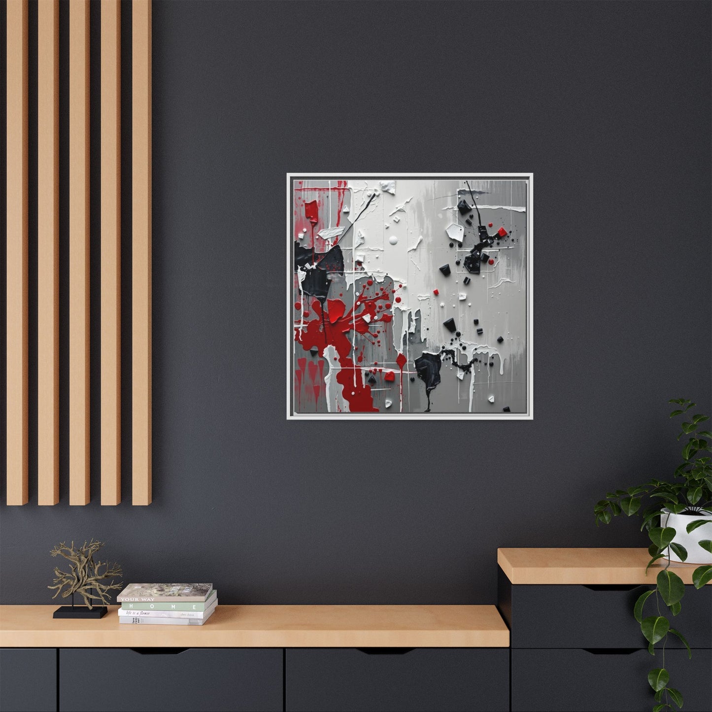 Matte Canvas, Framed (Multi-color)