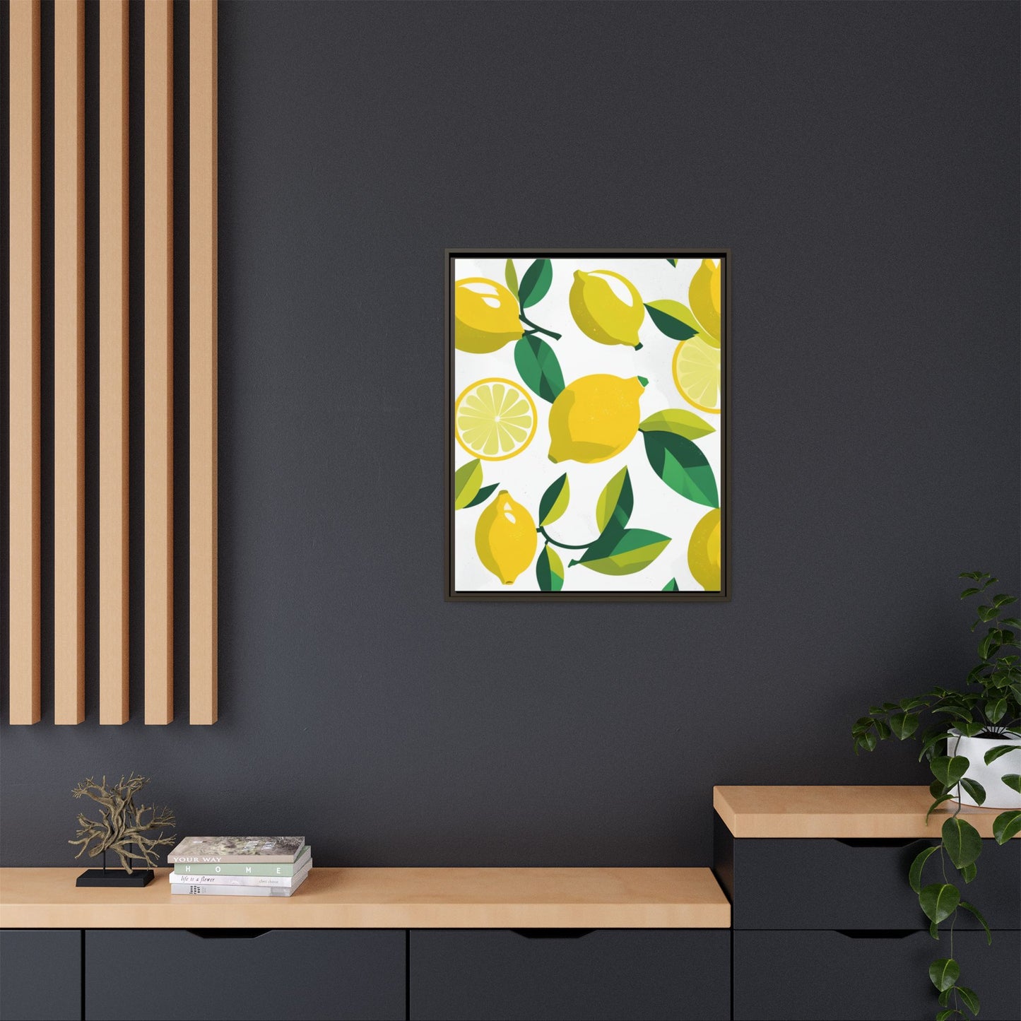 Matte Canvas, Framed (Multi-color)