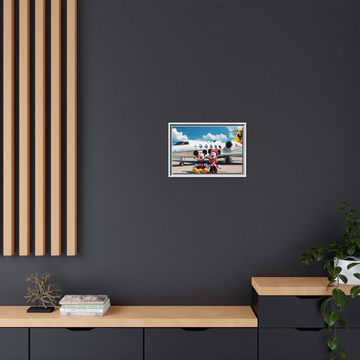 Mickey & Minnie Jetsetter Canvas Art