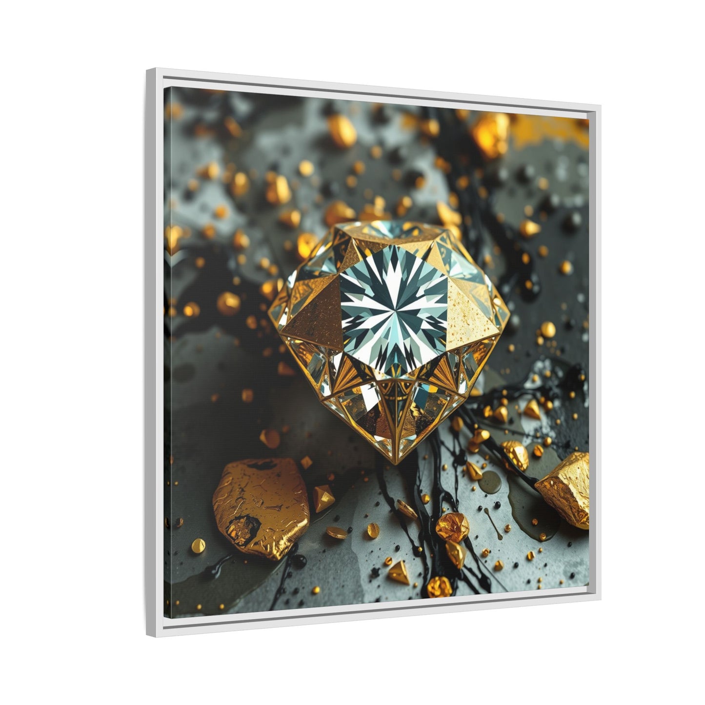 Matte Canvas, Framed (Multi-color)