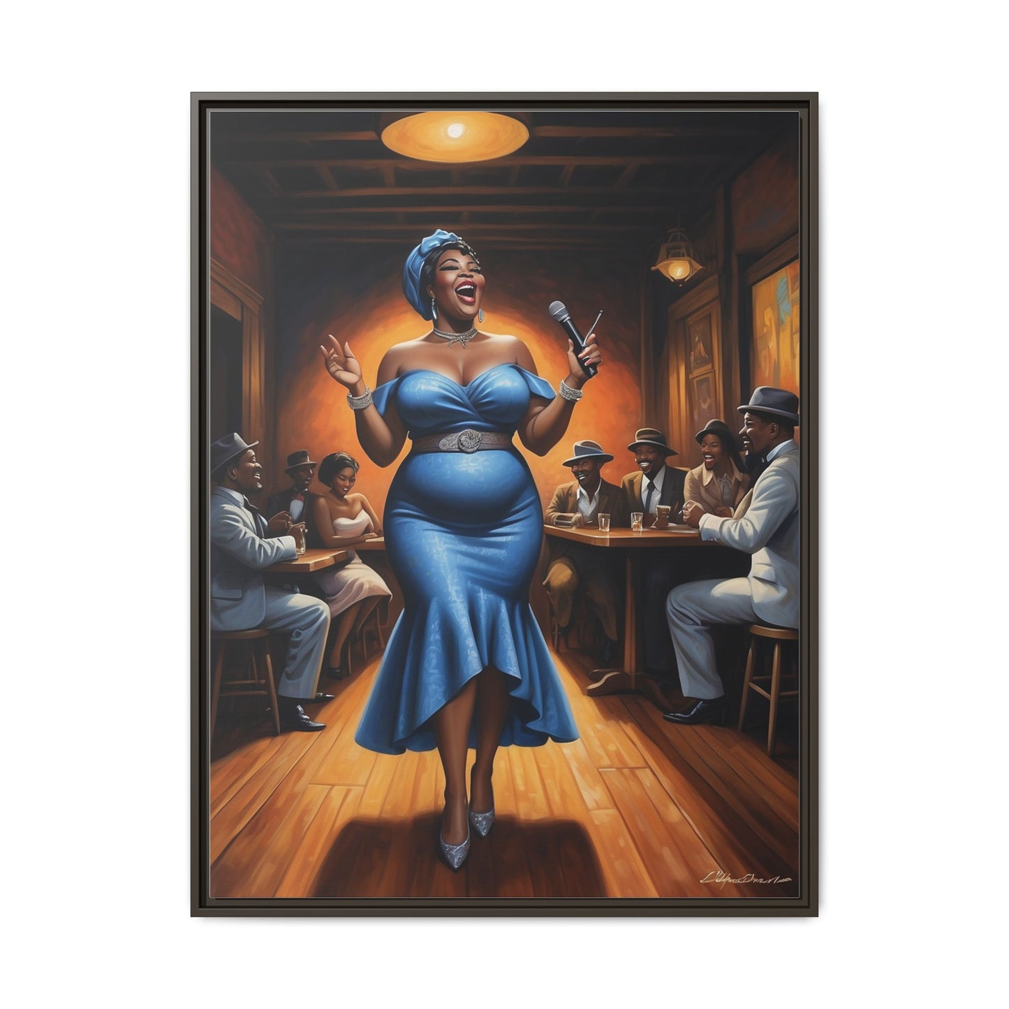 Matte Canvas, Framed (Multi-color)