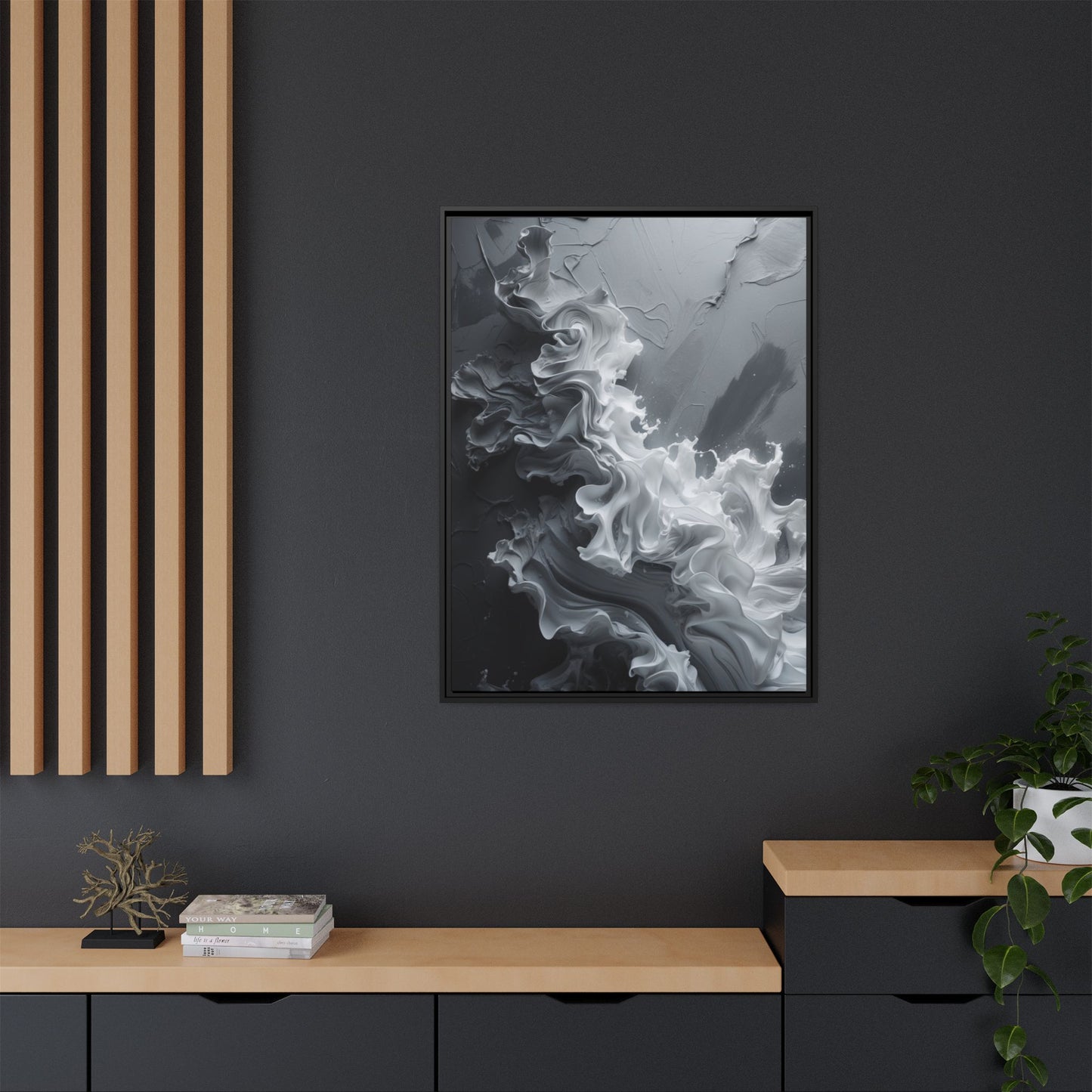 Matte Canvas, Framed (Multi-color)