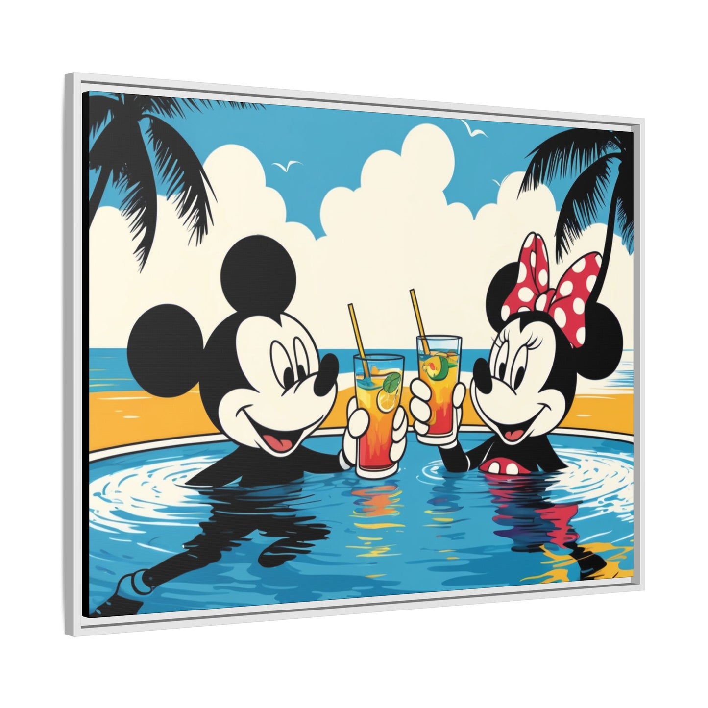 Matte Canvas, Framed (Multi-color)