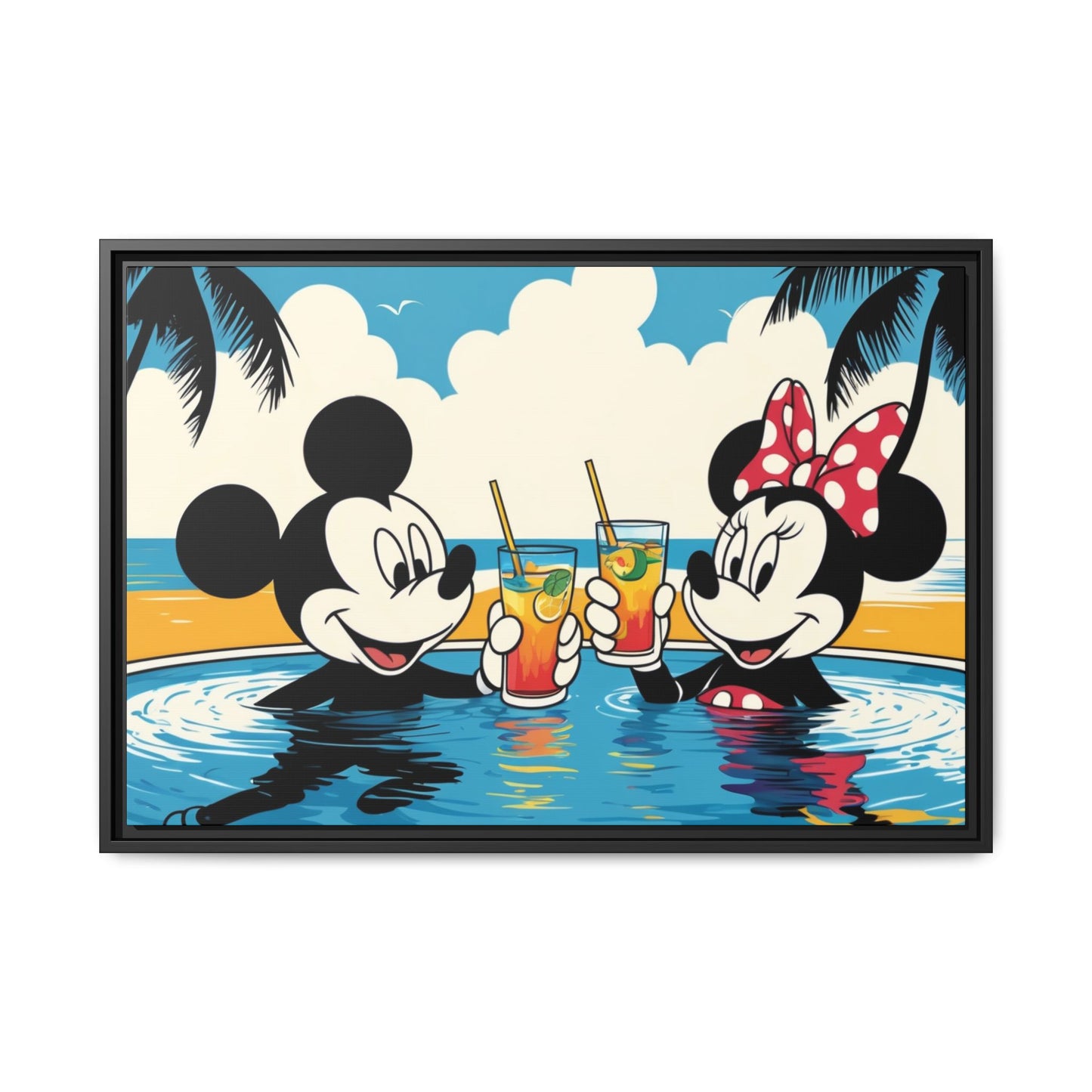 Matte Canvas, Framed (Multi-color)