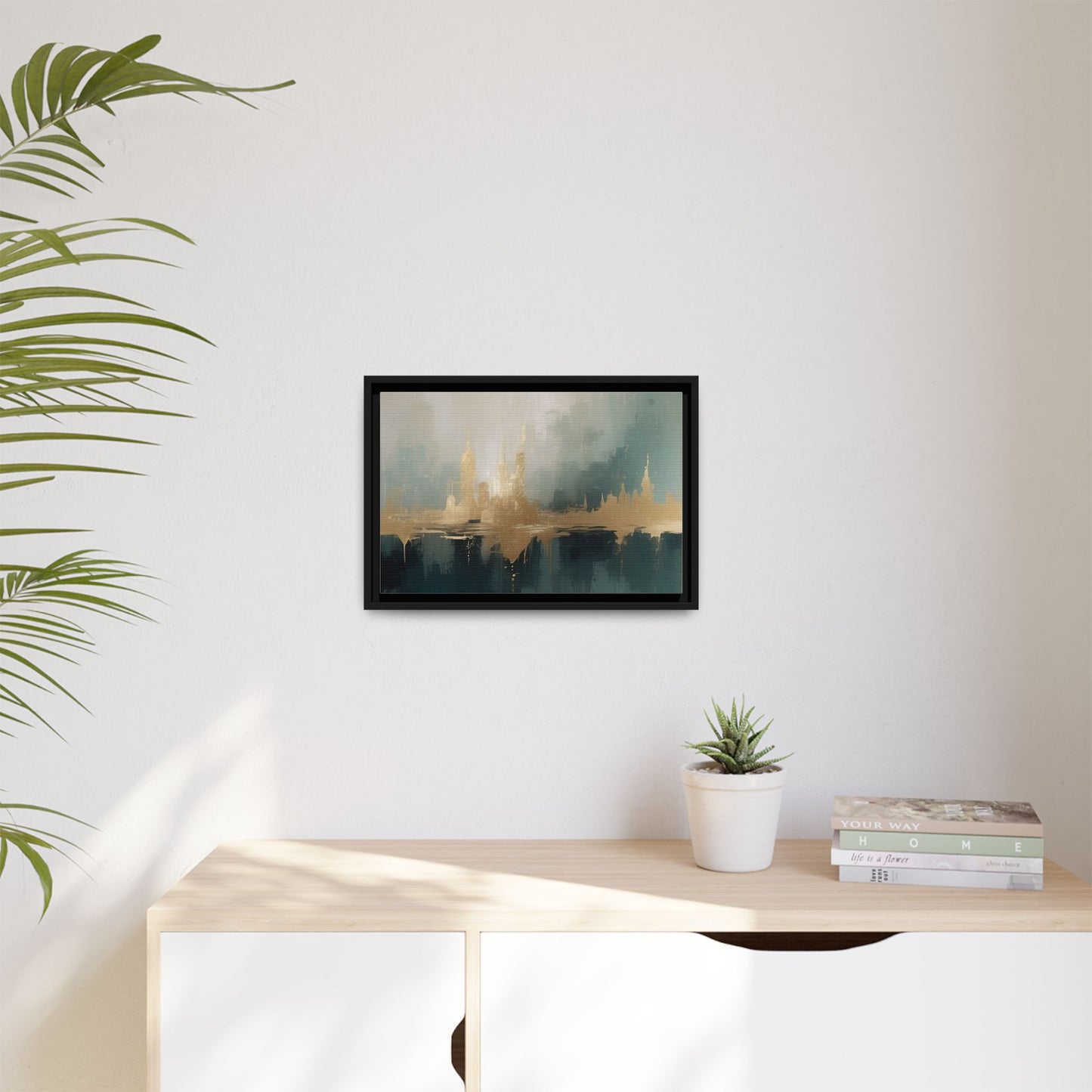 Matte Canvas, Framed (Multi-color)