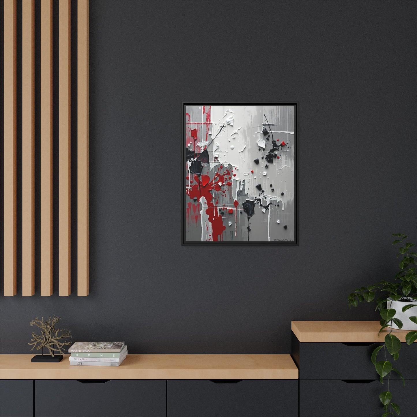 Matte Canvas, Framed (Multi-color)