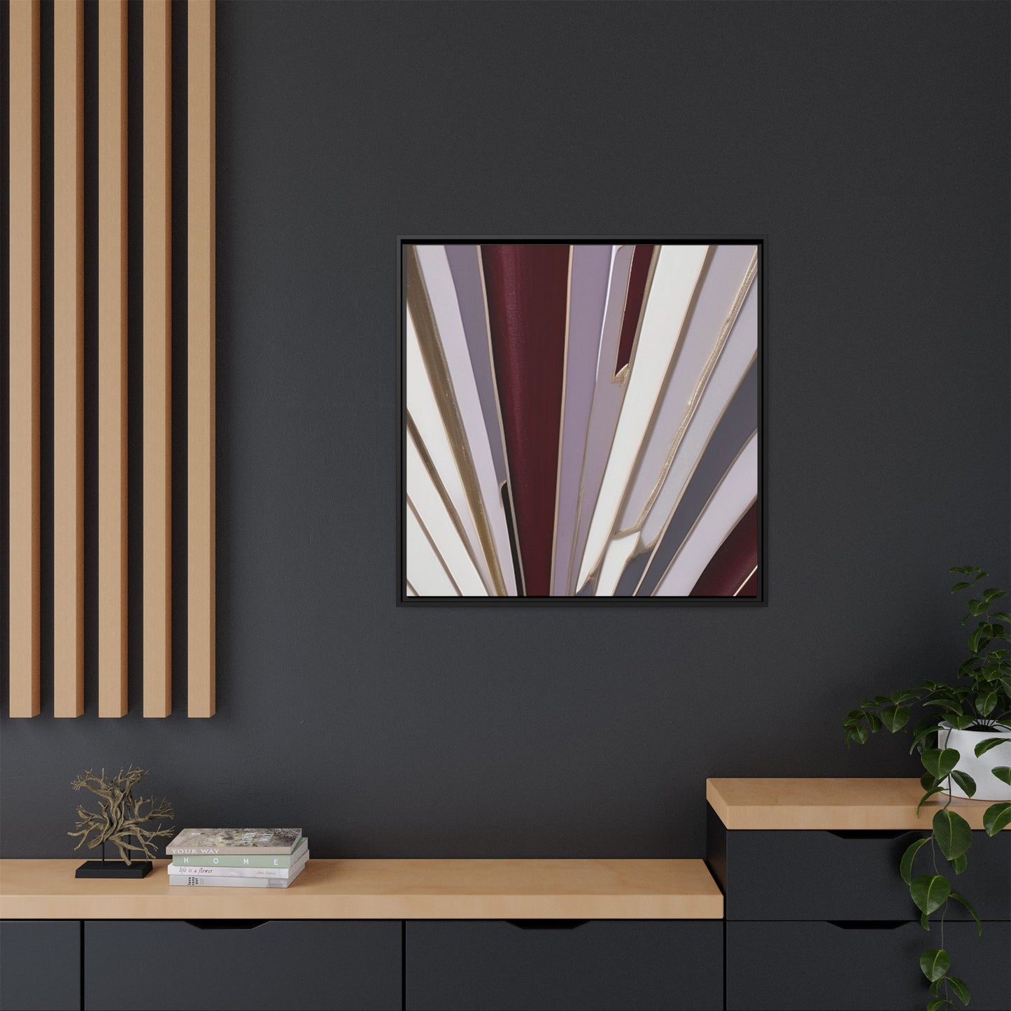 Matte Canvas, Framed (Multi-color)