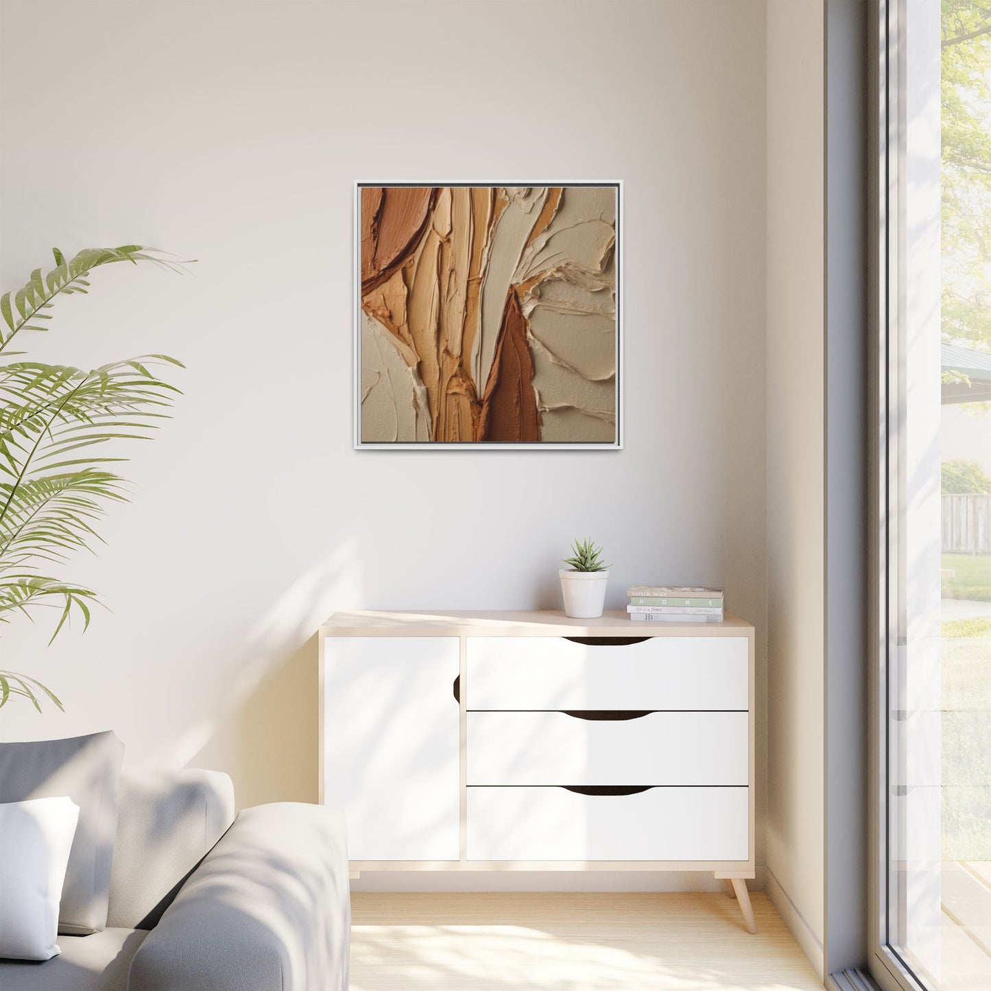 Matte Canvas, Framed (Multi-color)