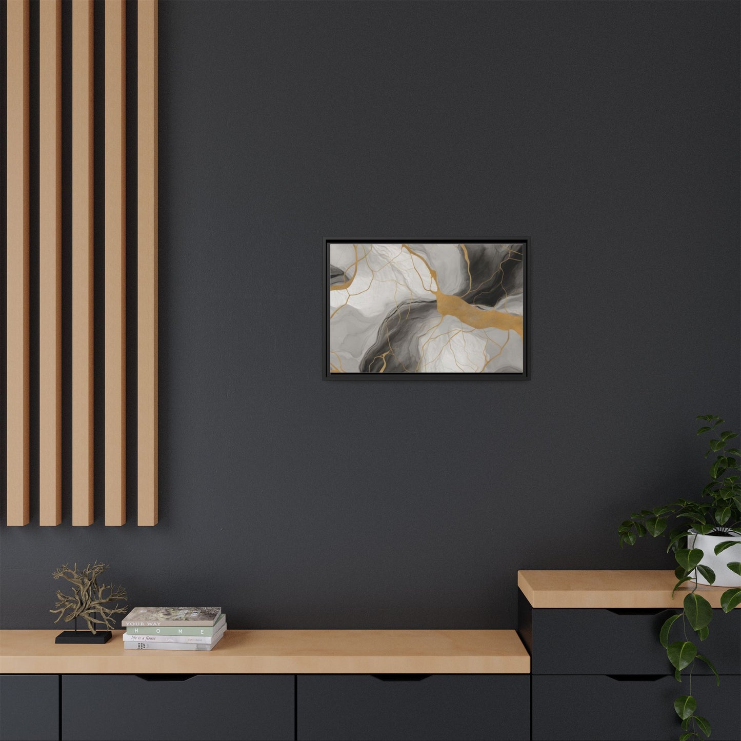 Matte Canvas, Framed (Multi-color)