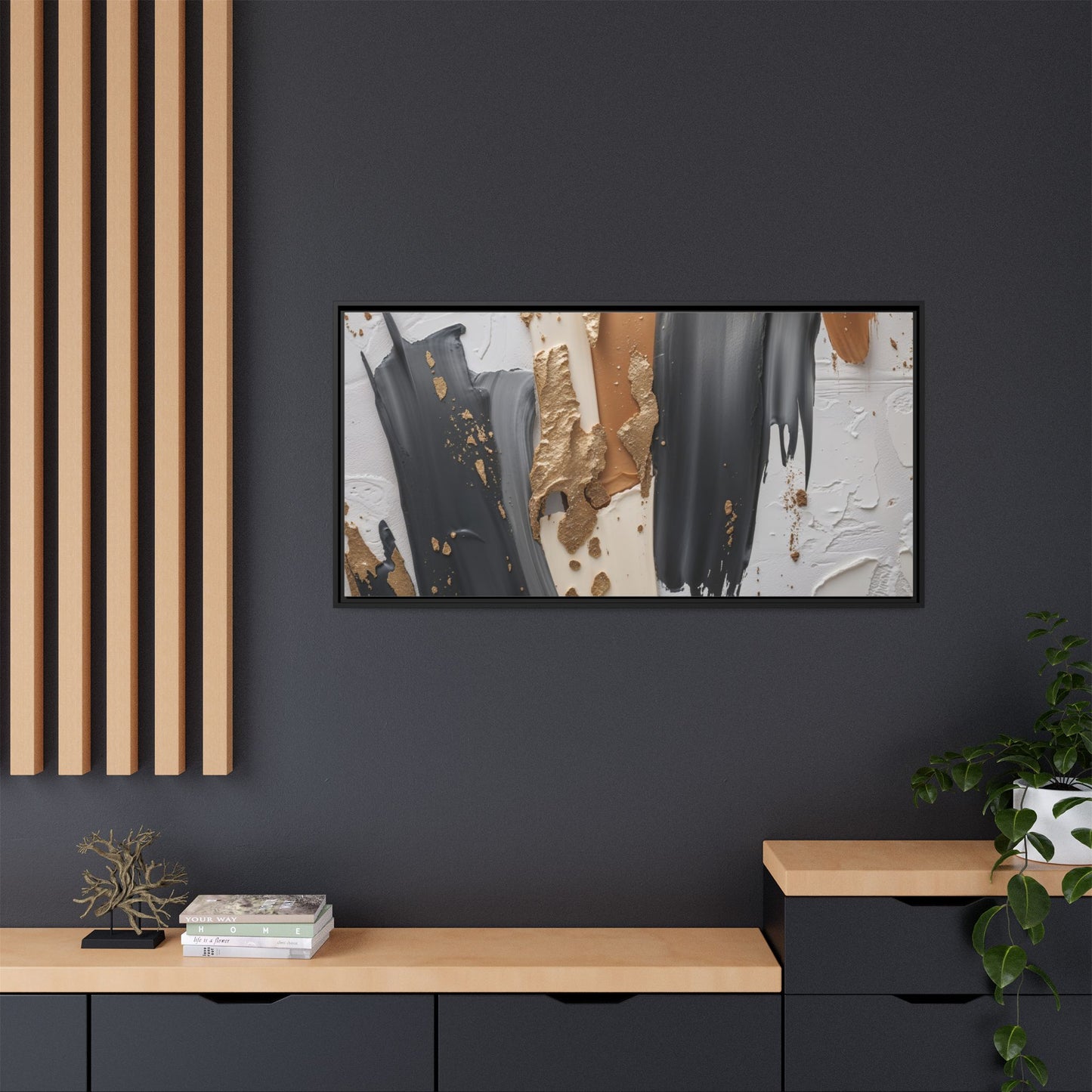 Matte Canvas, Framed (Multi-color)
