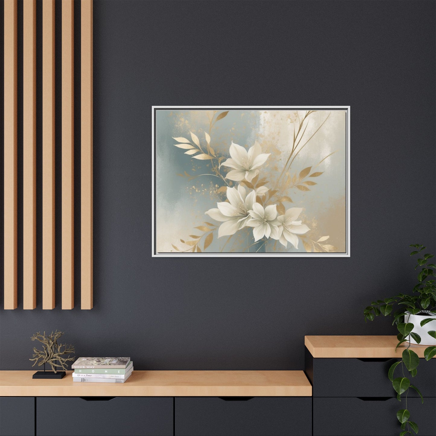 Matte Canvas, Framed (Multi-color)