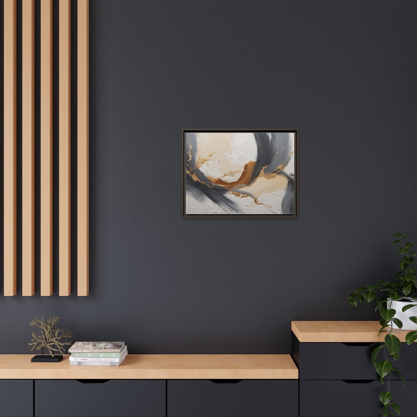 Matte Canvas, Framed (Multi-color)