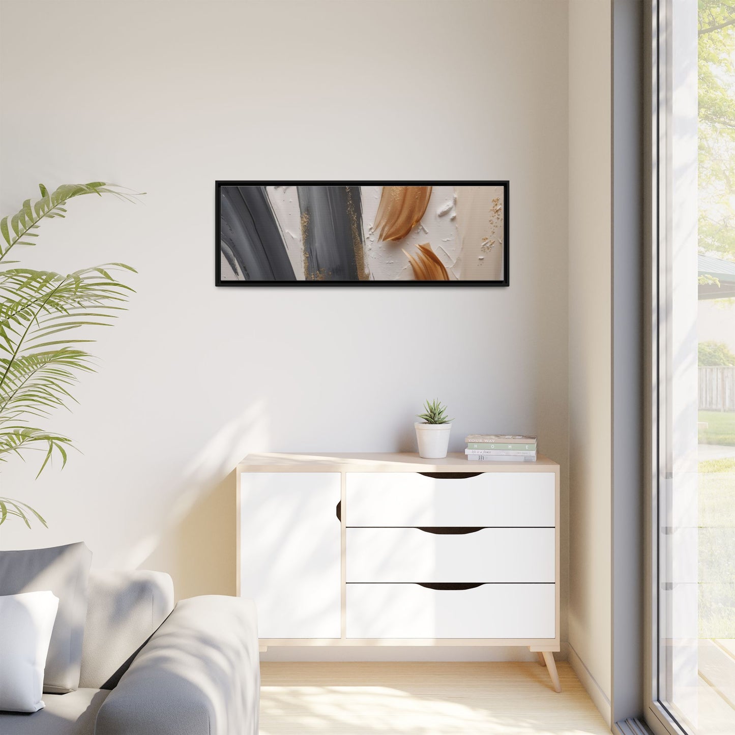 Matte Canvas, Framed (Multi-color)