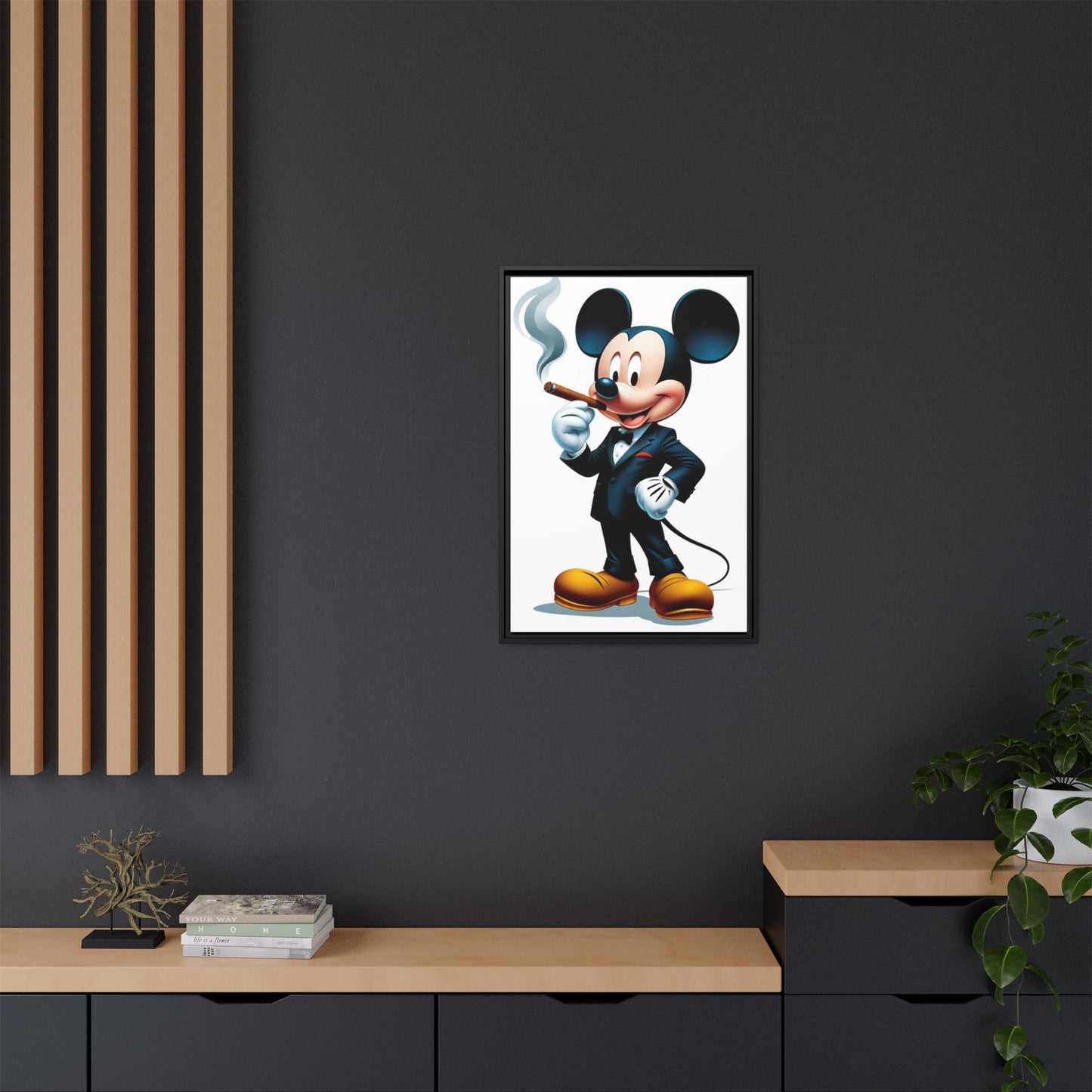 Matte Canvas, Framed (Multi-color)