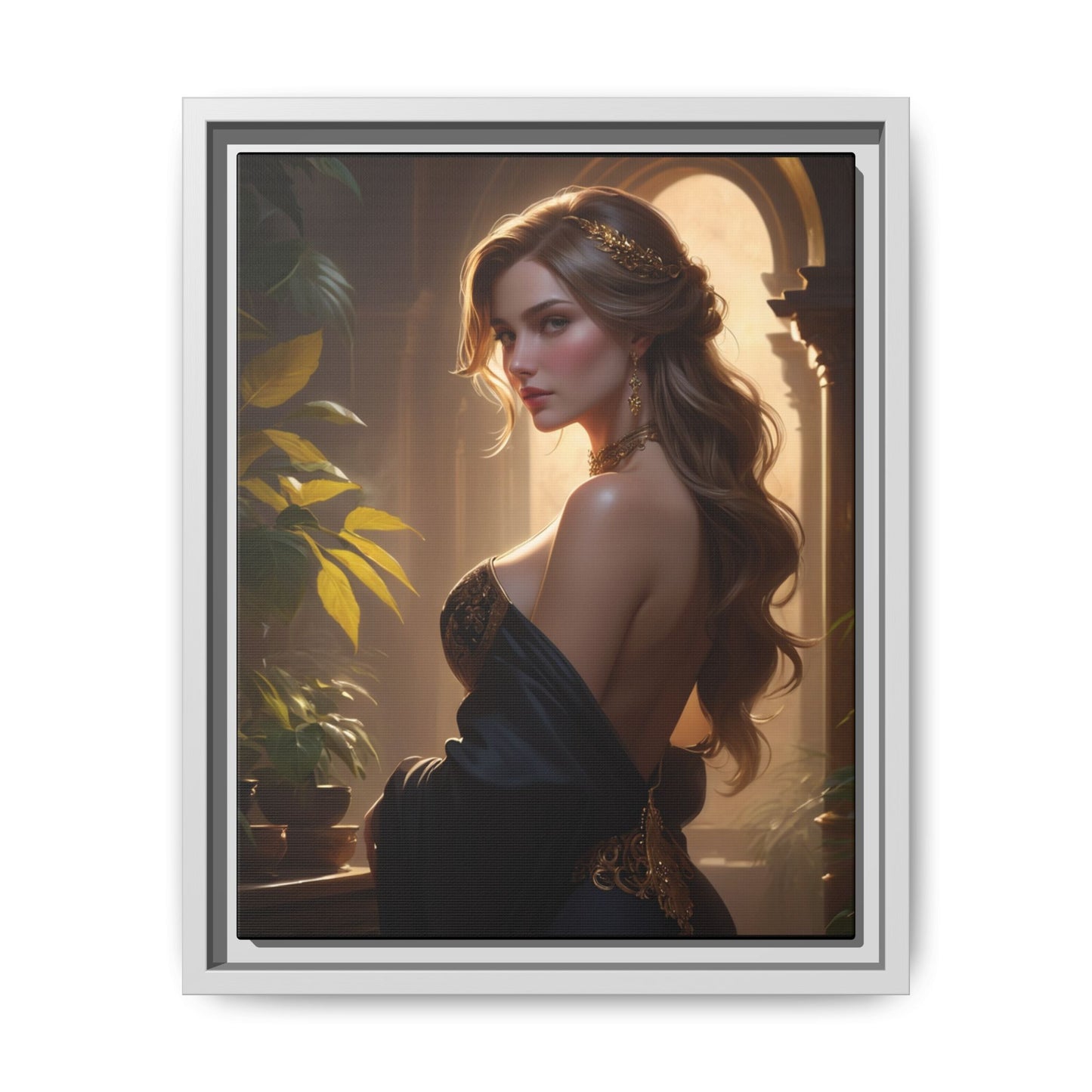 Matte Canvas, Framed (Multi-color)