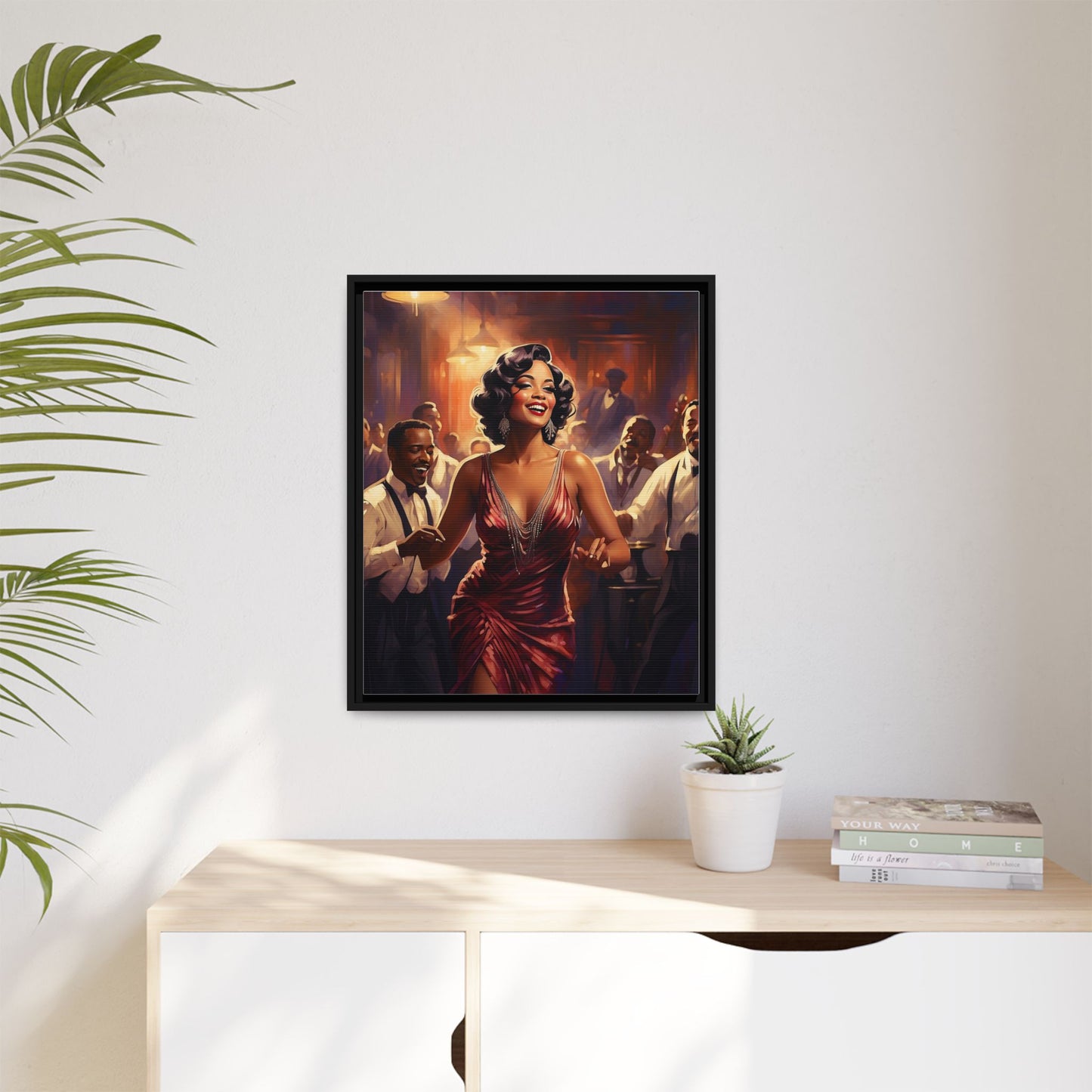 Matte Canvas, Framed (Multi-color)