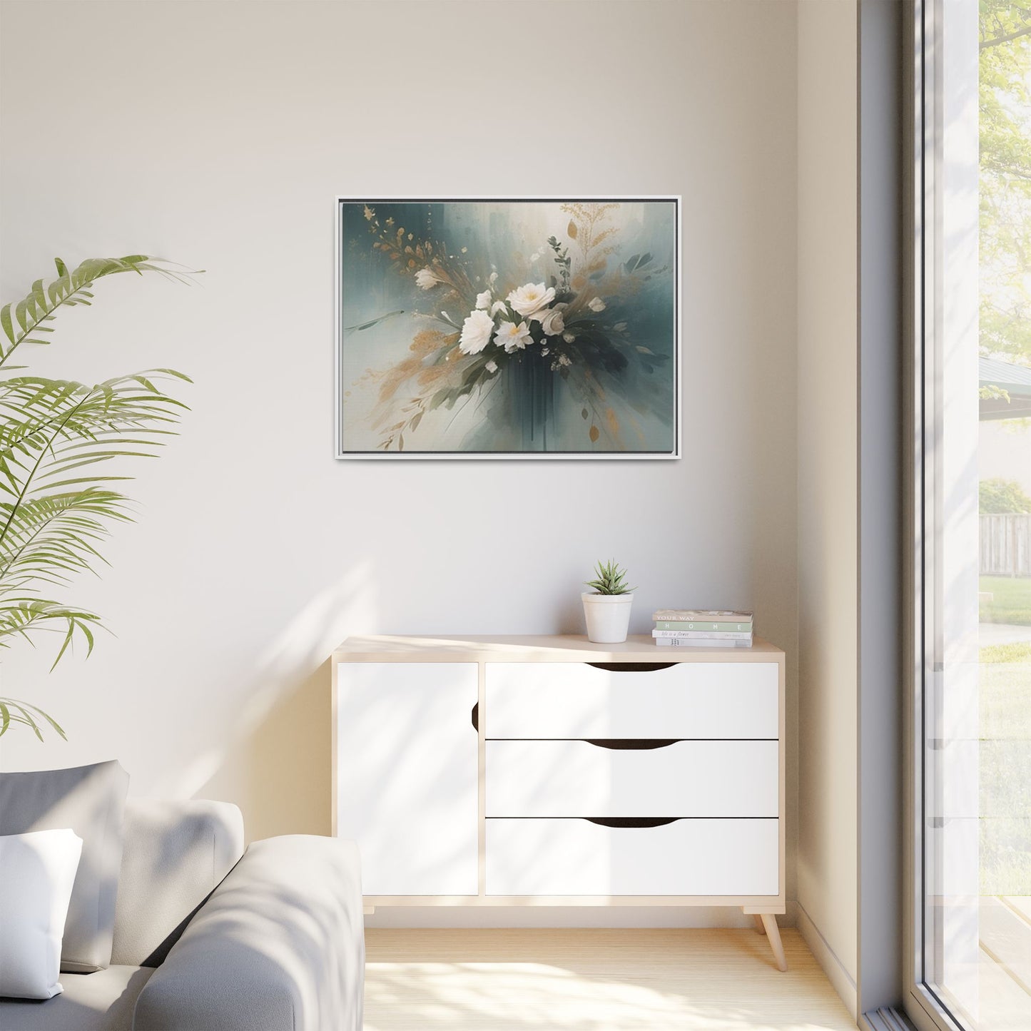 Matte Canvas, Framed (Multi-color)