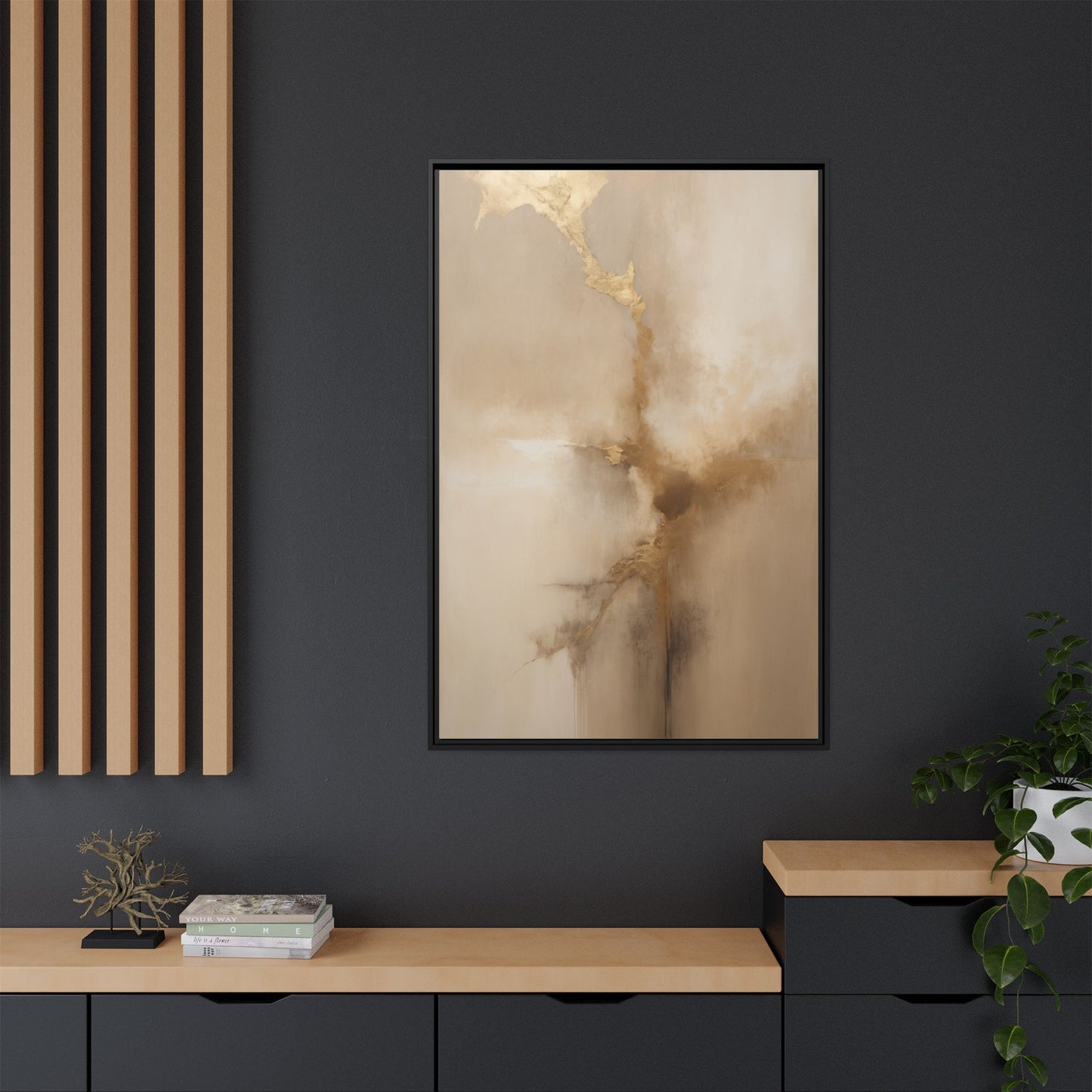 Matte Canvas, Framed (Multi-color)