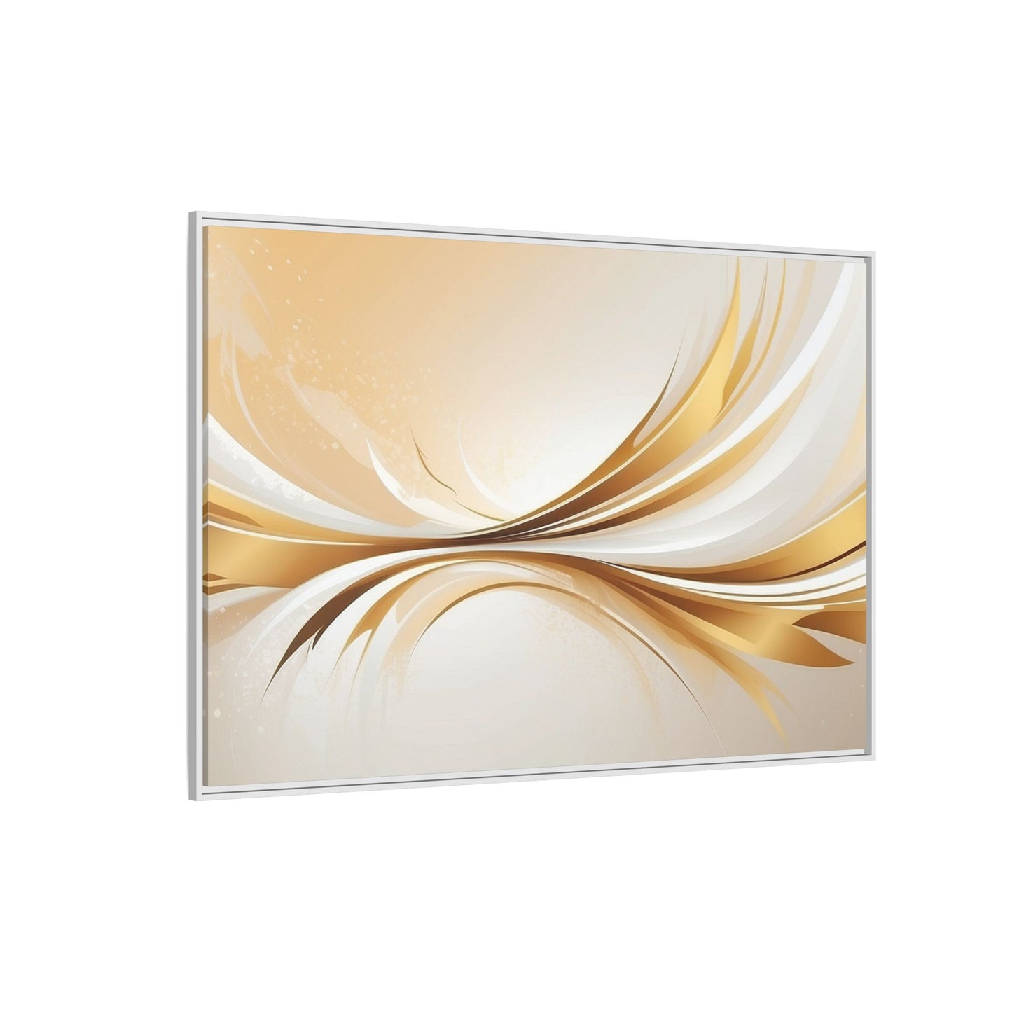 Modern Abstract Wall Art - Framed Matte Canvas Decor