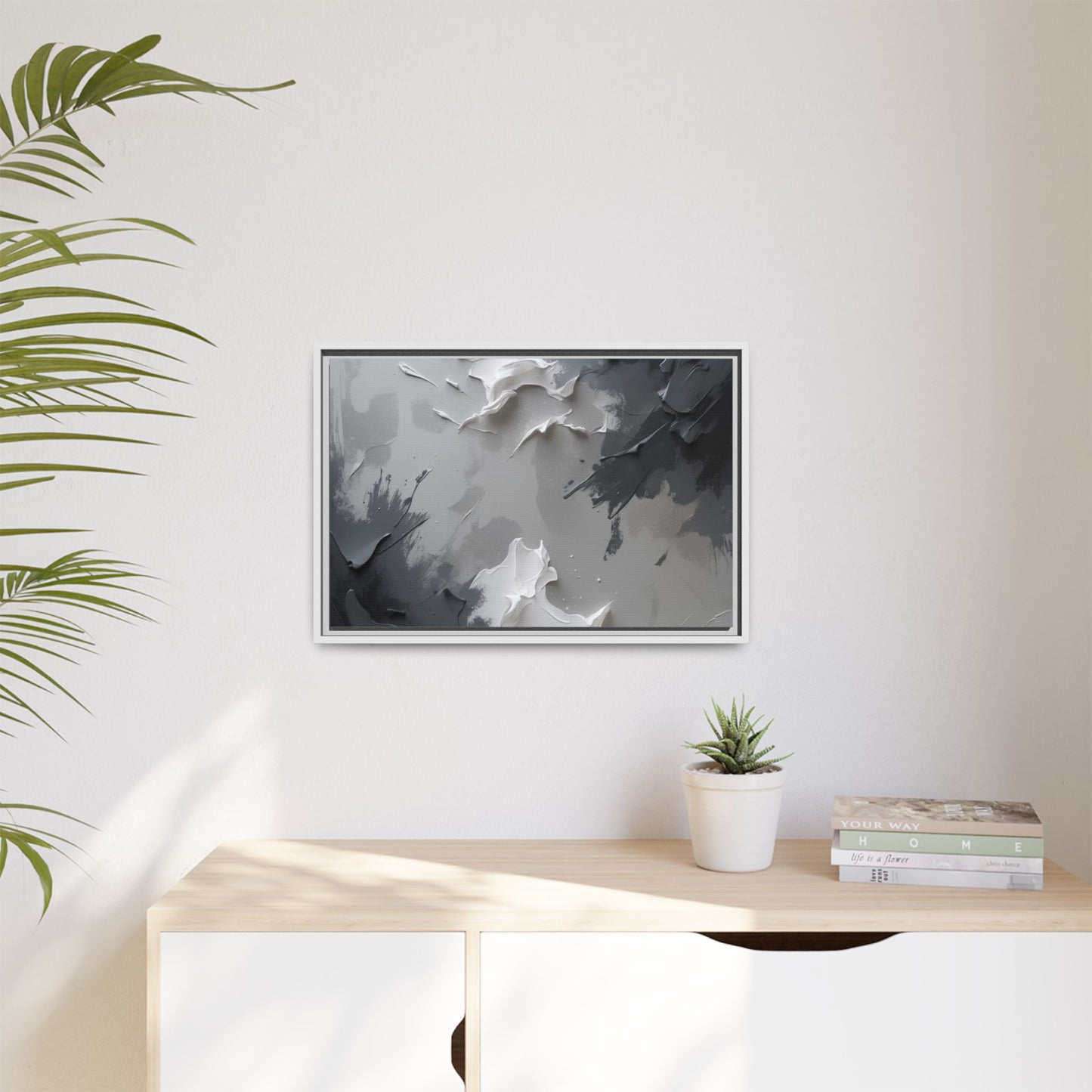 Matte Canvas, Framed (Multi-color)